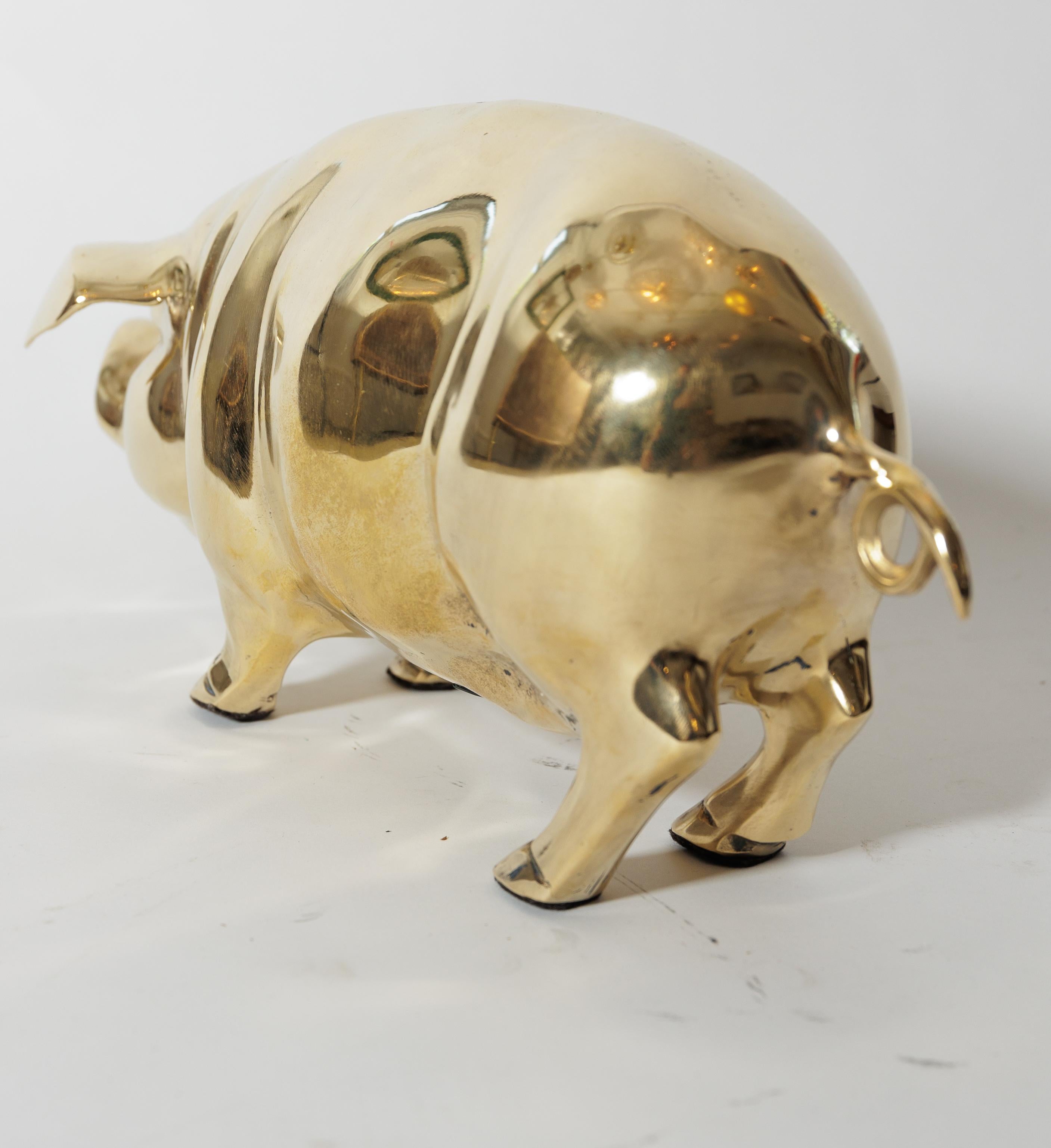 American Pig Form Brass Bank