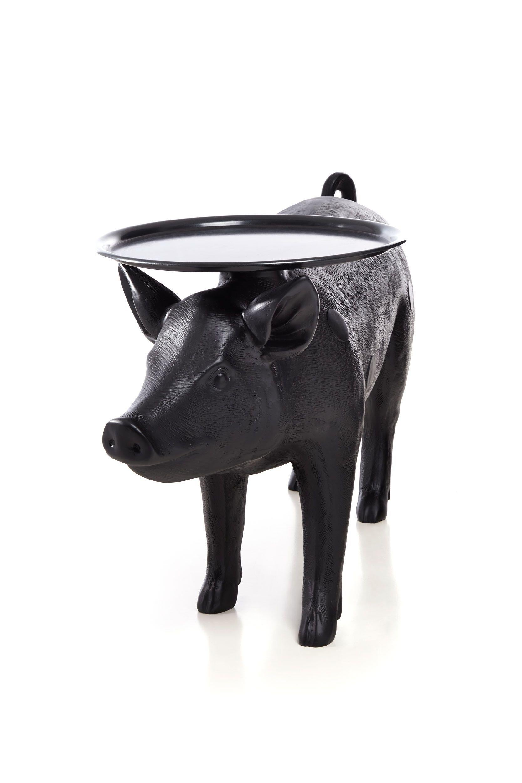 Moooi Pig Table designed by Front

Who wouldn't want to impress their guests with a pig to serve the drinks?

The Pig table is one of the three-piece collection of animal furniture by Front which also includes a life-sized Horse Lamp and Rabbit