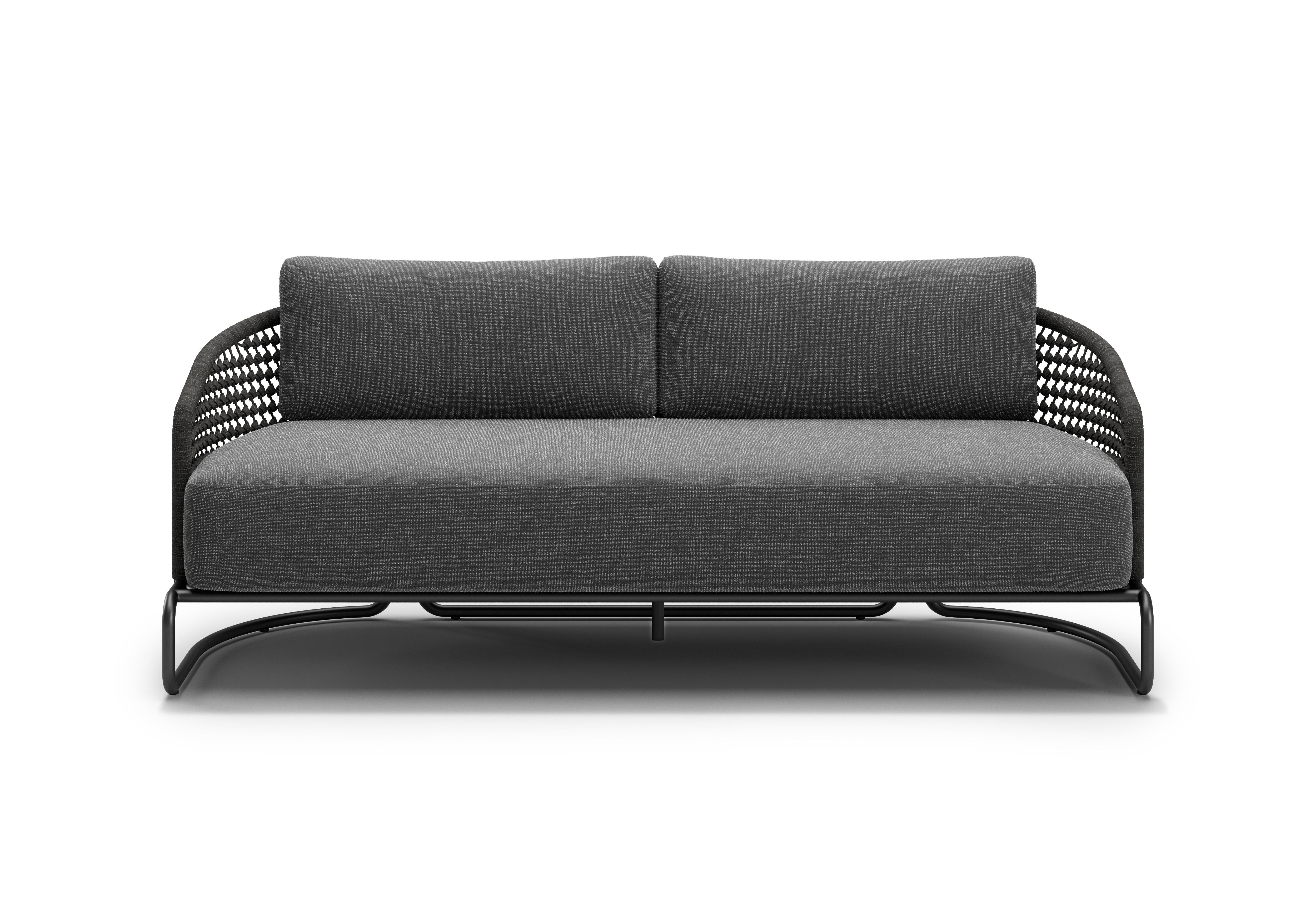 Pigalle 2 Seater Sofa by SNOC
Dimensions: W 190 x D 81 x H 70 cm.
Materials: Acrylic Rope, Aluminium. 


Pigalle Collection highlights the feeling of lightness and solidity with its aluminum skeleton structure, which characterizes timeless design