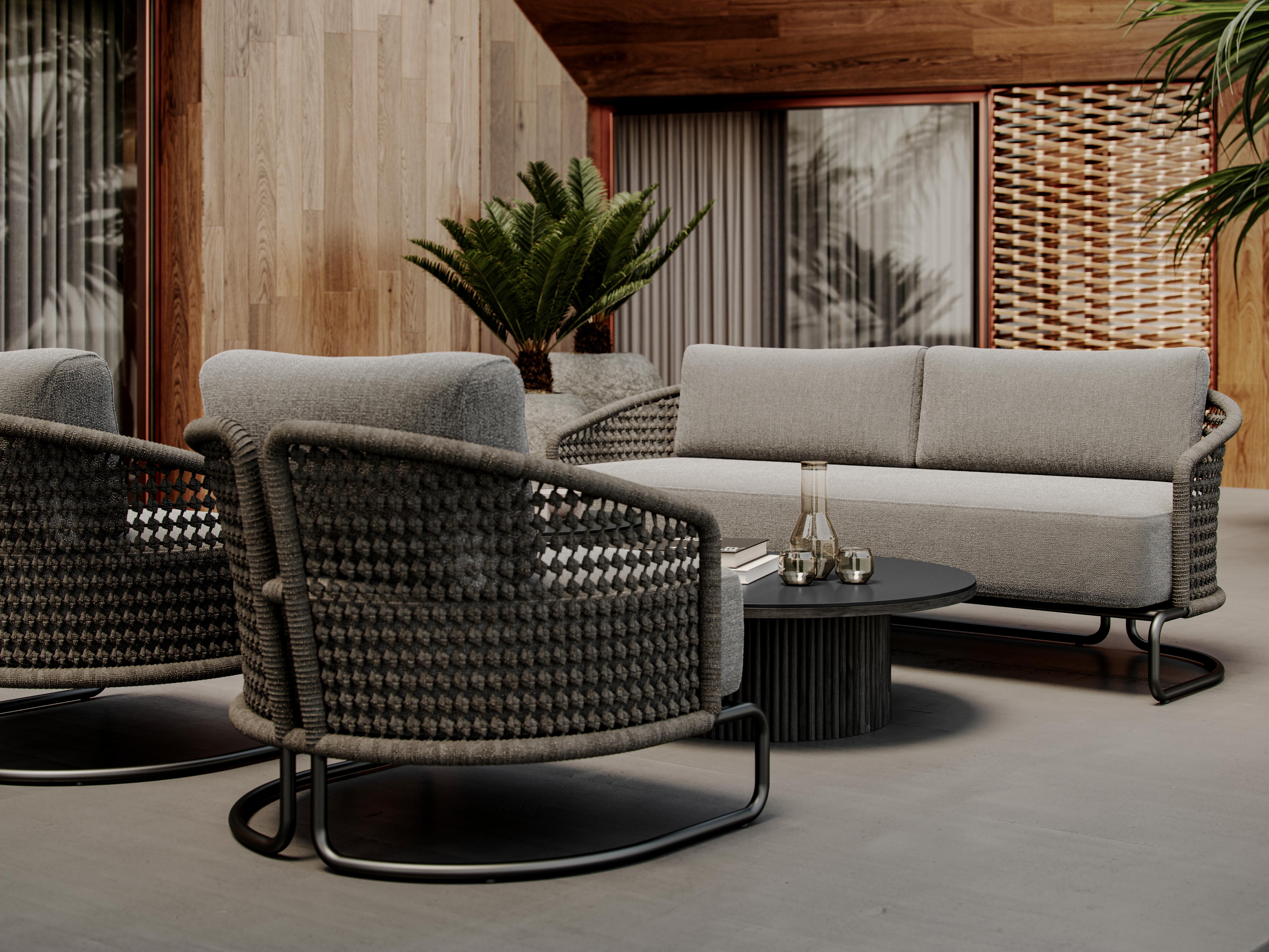 Pigalle 3-sitzer-sofa für draußen von Snoc (Handgefertigt) im Angebot
