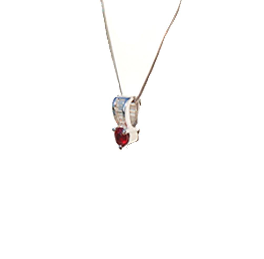 pigeon blood ruby necklace