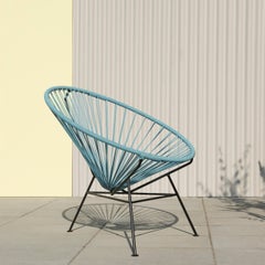 Pigeonblauer Condesa-Stuhl von OK Design