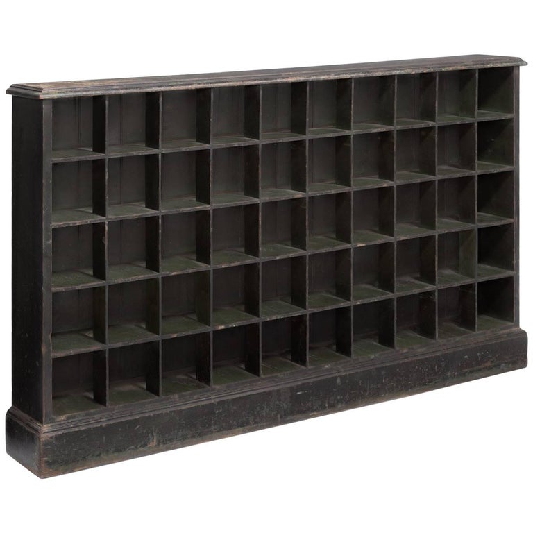 Pigeon Hole Shelving Unit, England, circa 1890 at 1stDibs