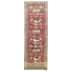 Pigeon Vintage Turkish Anatolian Runner