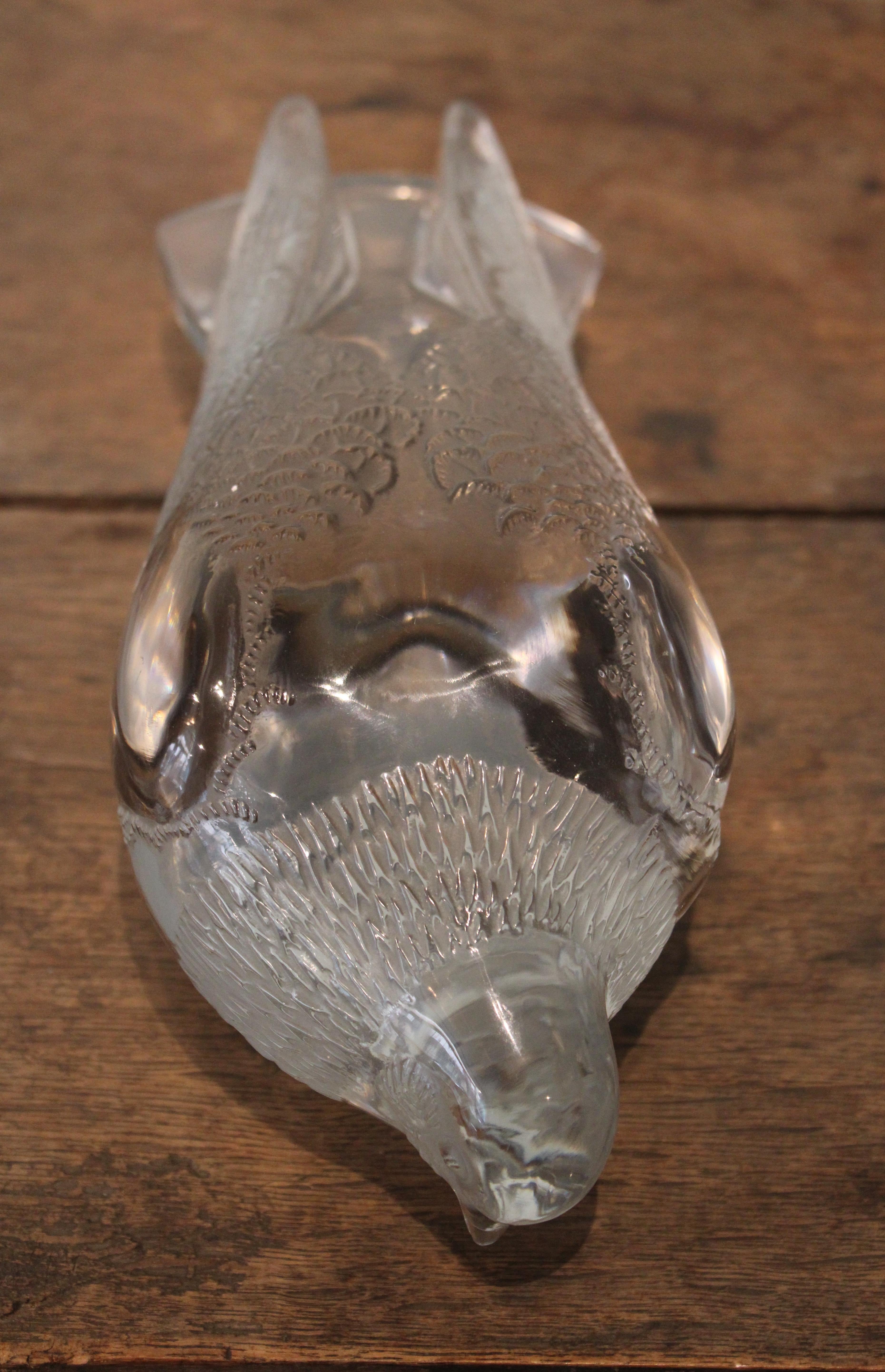 20th Century Pigeon Signed Lalique France