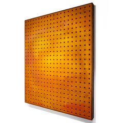 Pigment Painting Orange Stone Earth Art by Bradley Duncan