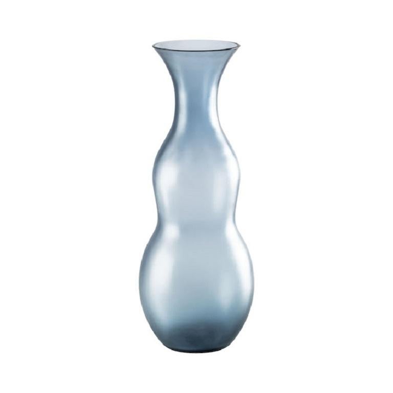 Pigmenti Large Vase in Glazed Grape Glass by Venini
