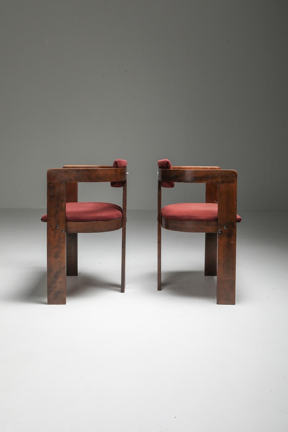 Pigreco Armchairs with Bentwood Frames by Afra & Tobia Scarpa 5