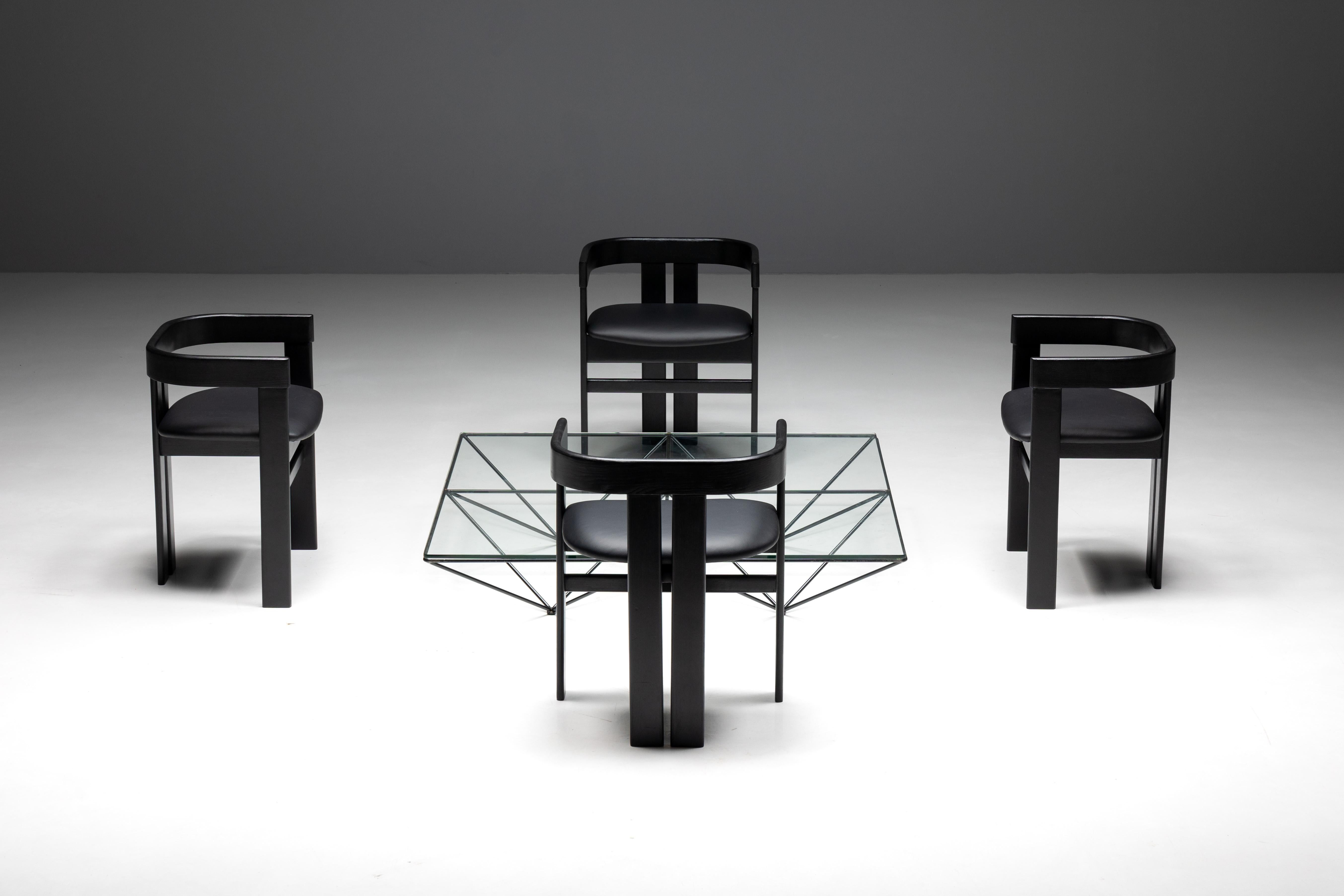 Pigreco Chairs by Tobia Scarpa for Tacchini, Italy, 1960s For Sale 7