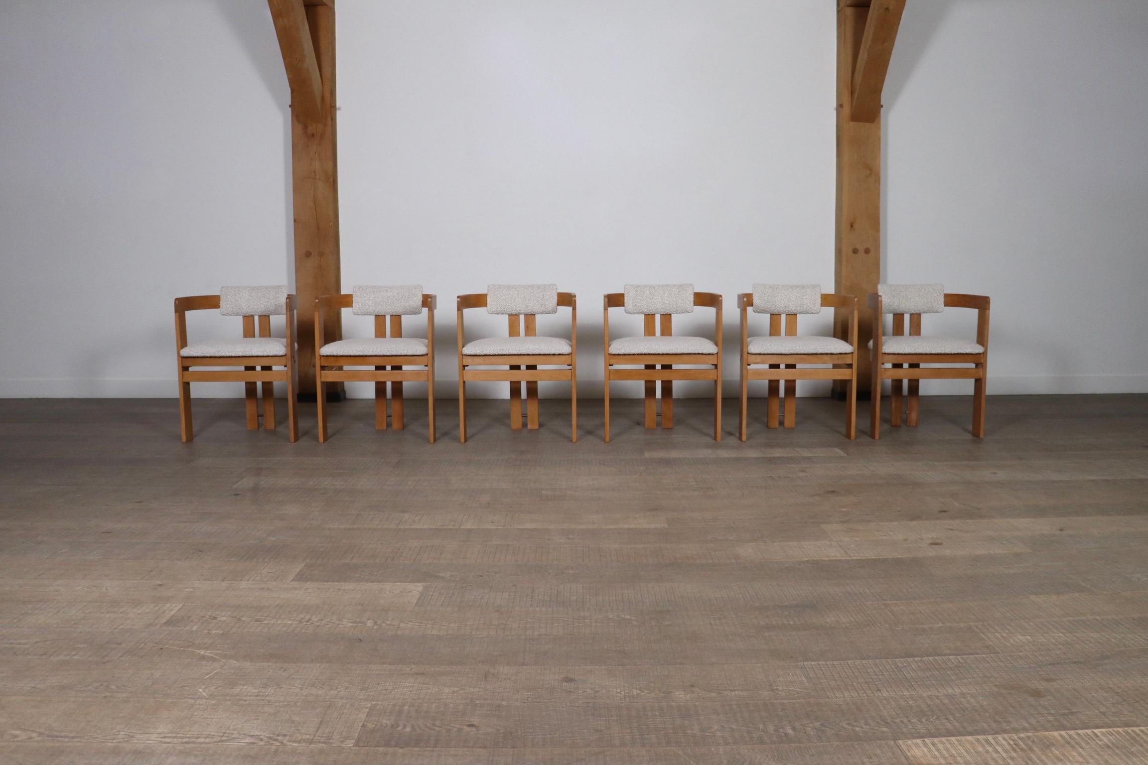 Pigreco-Esszimmerstühle von Afra & Tobia Scarpa mit Bugholzrahmen, Sechser-Set im Zustand „Gut“ im Angebot in ABCOUDE, UT