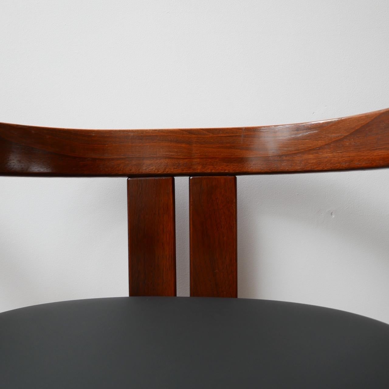 'Pigreco' Italian Midcentury Dining Chairs Attributed to Tobia Scarpa 5