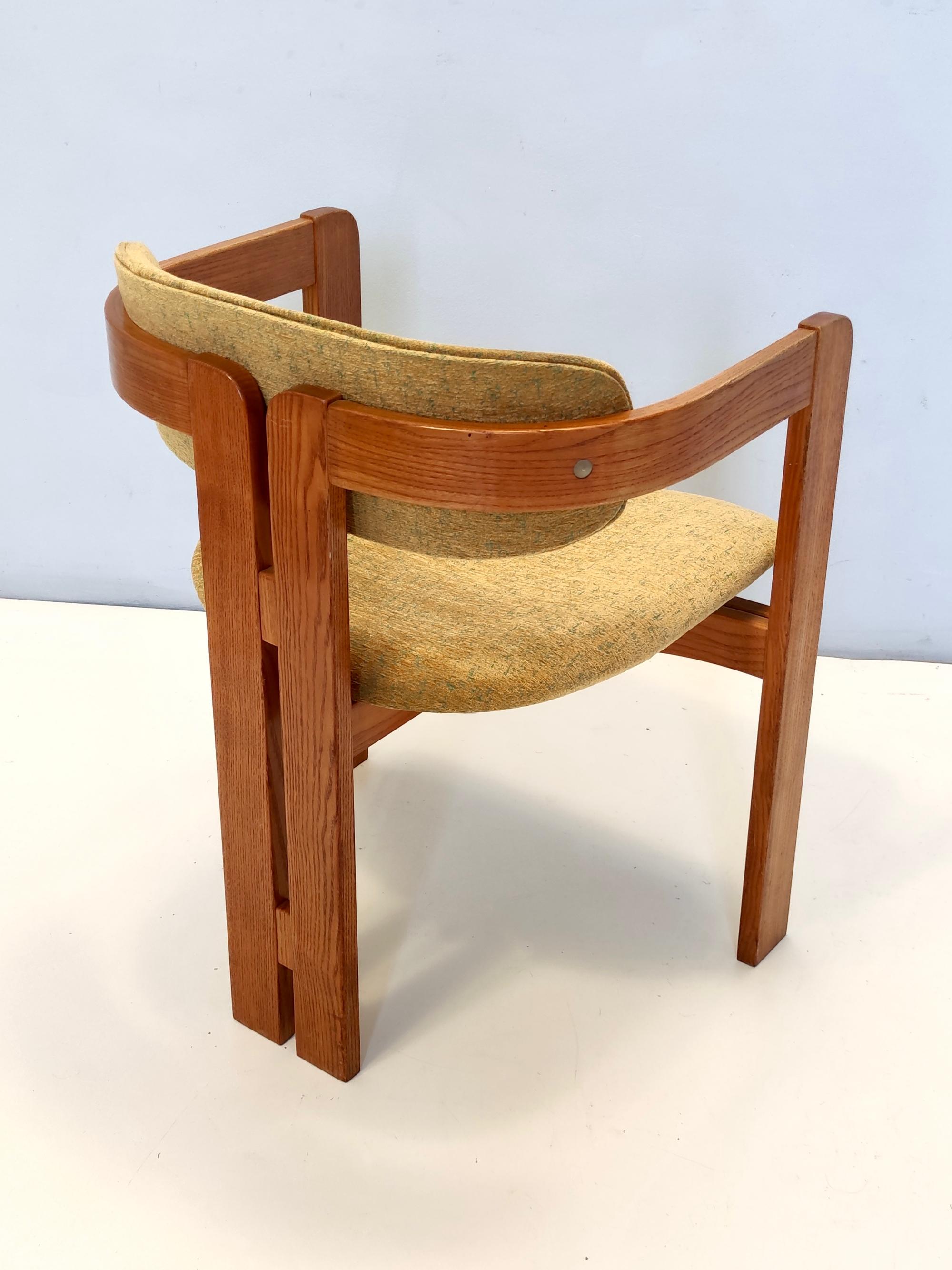 Mid-20th Century Pigreco Chair in the style of Tobia Scarpa for Gavina with Yellow Upholstery