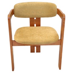 Pigreco Chair in the style of Tobia Scarpa for Gavina with Yellow Upholstery