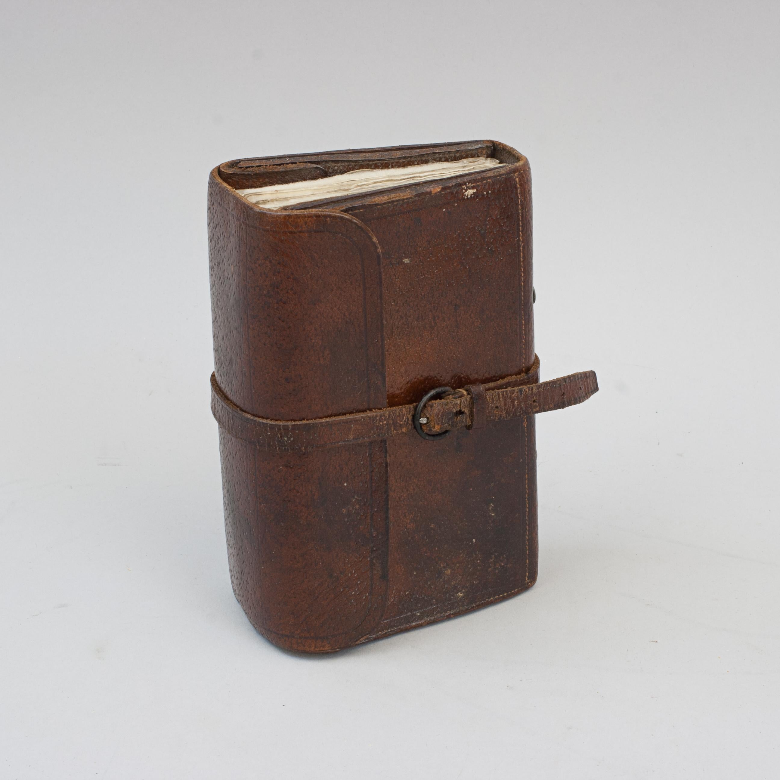 Leather Pigskin Fly Fishing Wallet for Flies and Cast. For Sale