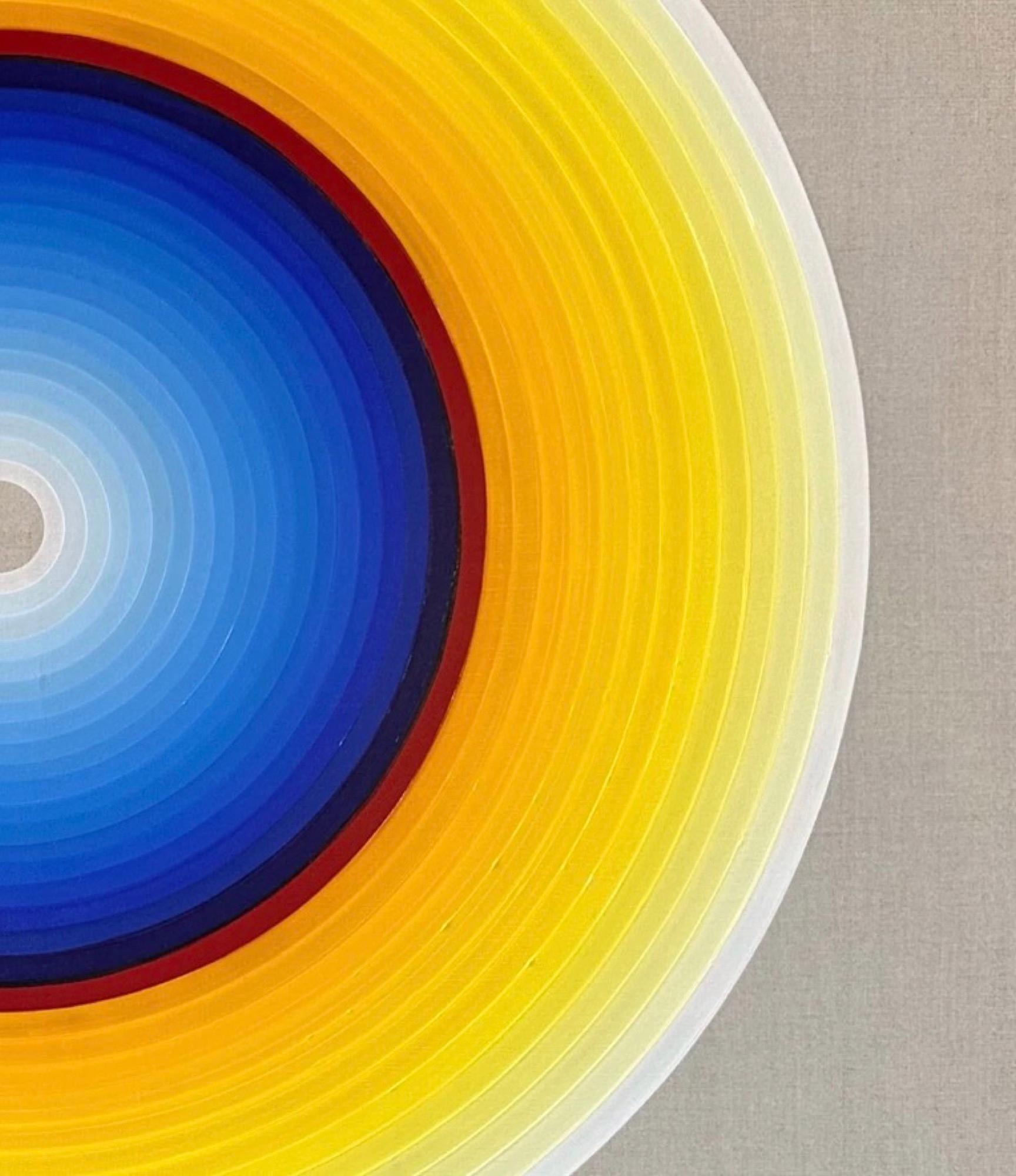 Helios Blues - Painting Astratto di Piicasa