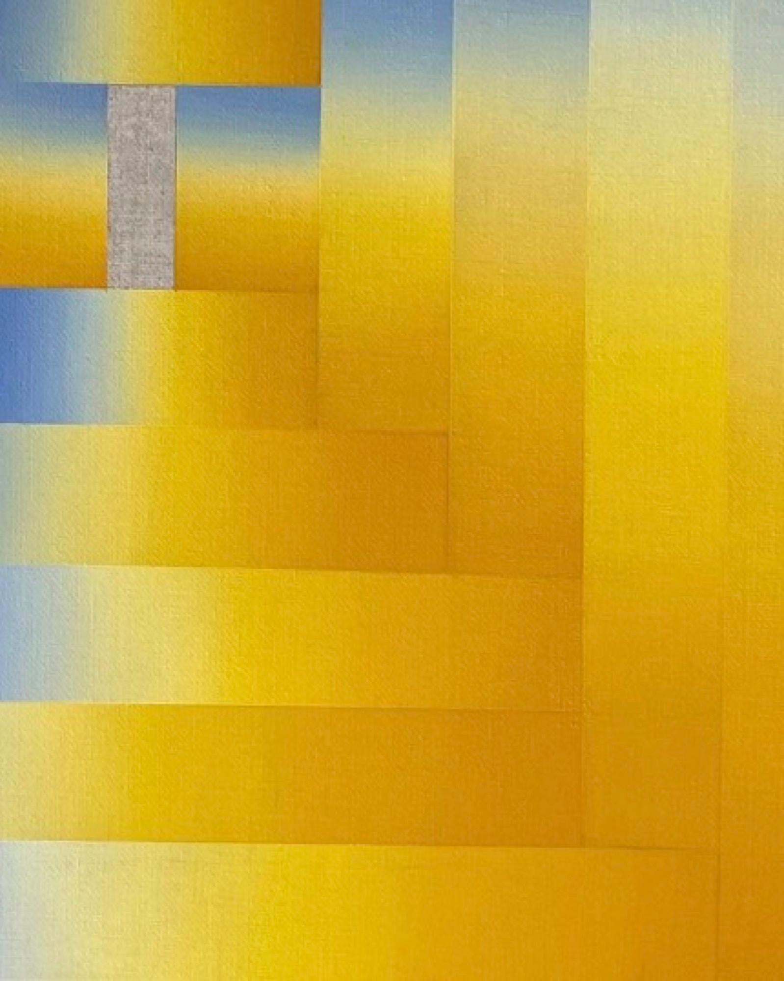 Mancunian Sunrise (Abstrakt), Painting, von Piicasa