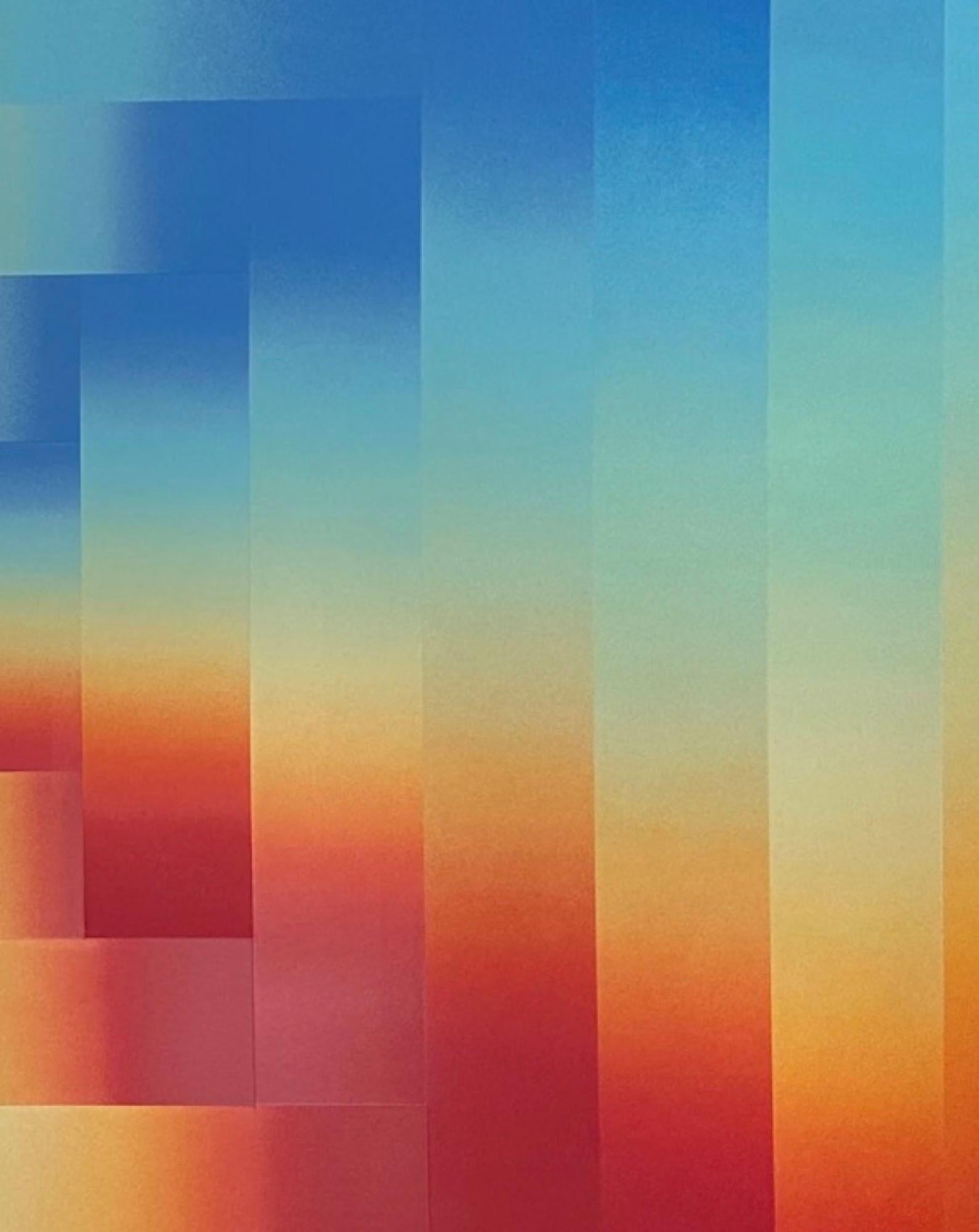 Piramidi del Sole I - Painting Astratto di Piicasa