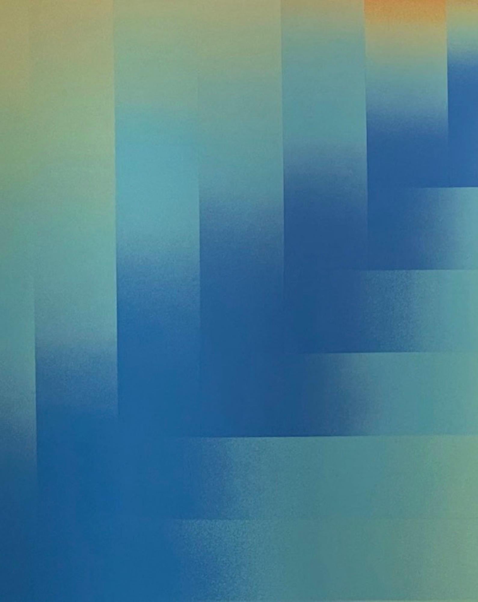 Piramidi del Sole I - Abstract Painting Marrone di Piicasa