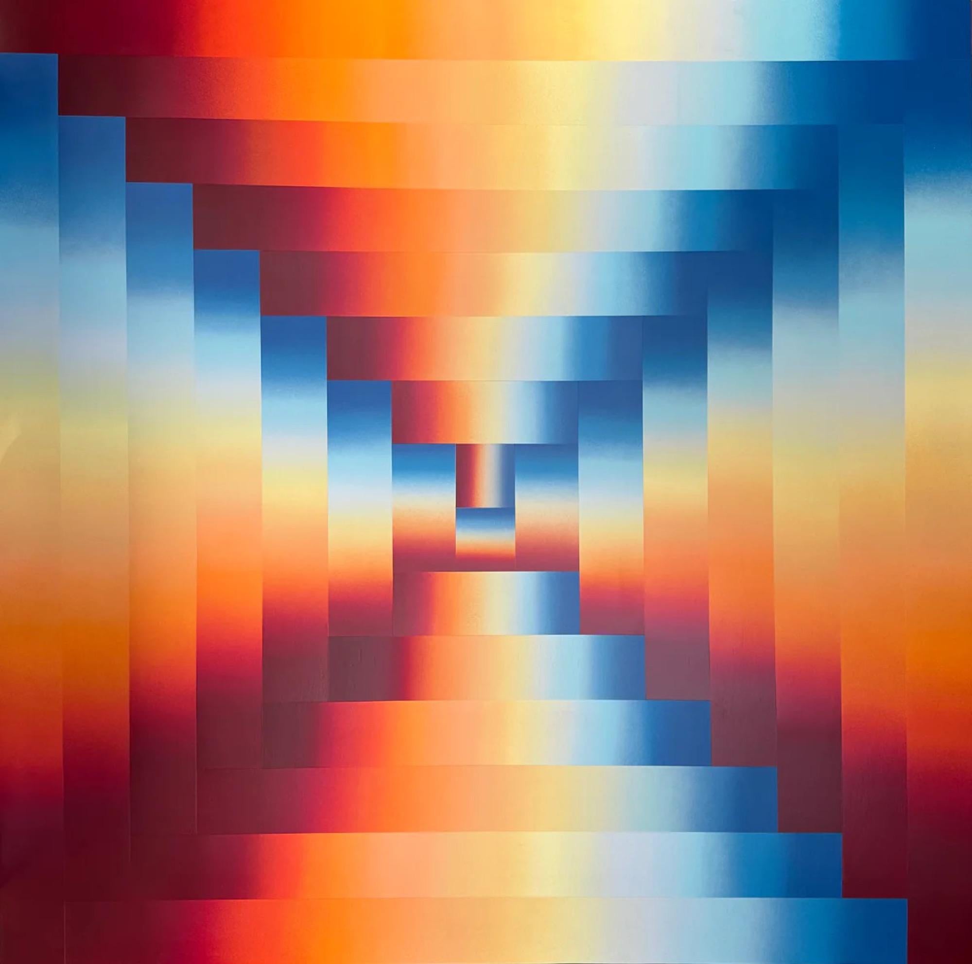 Abstract Painting de Piicasa - Pirámides del Sol II