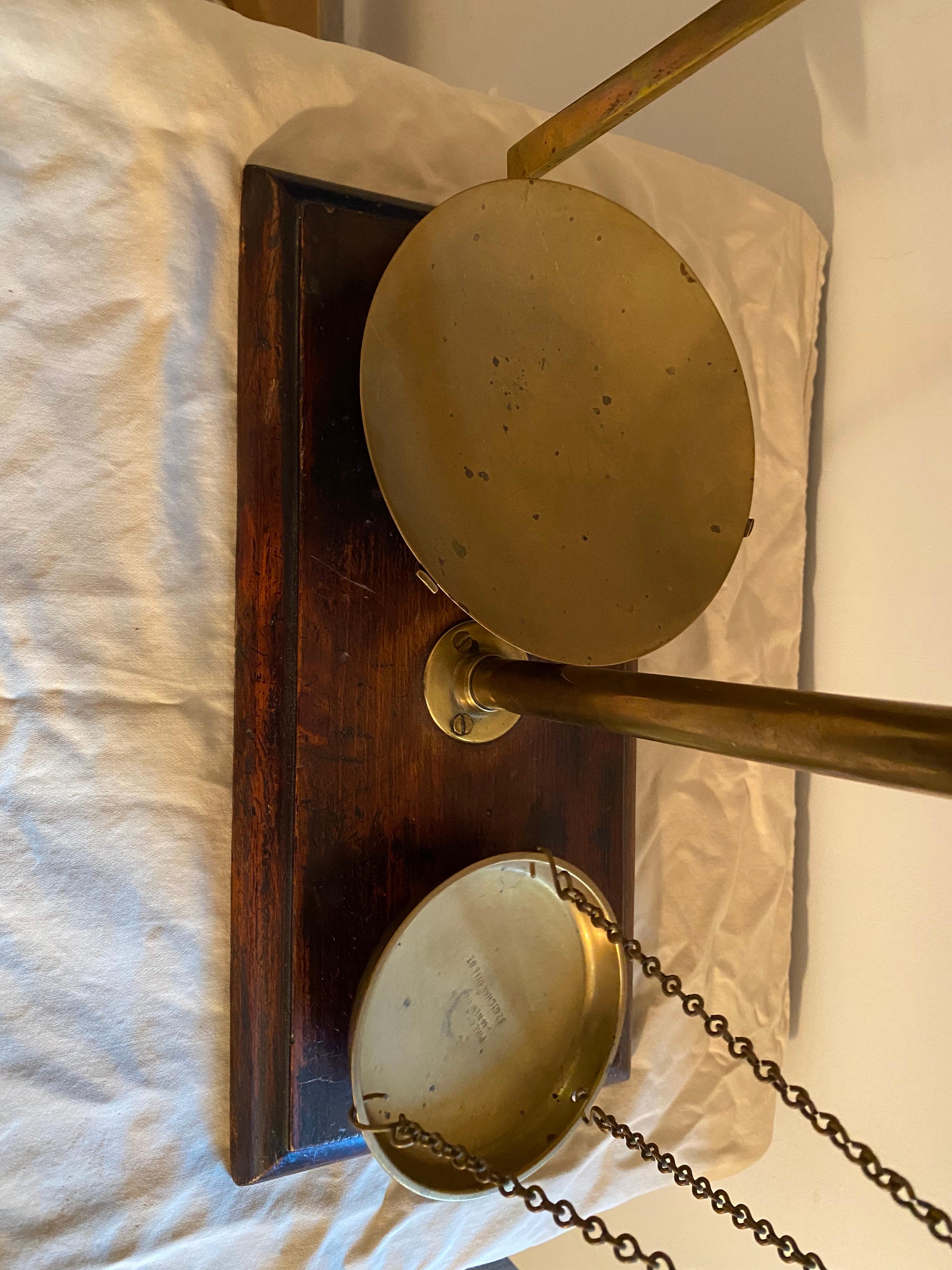 Pike and Elliman English Brass Scale For Sale 2
