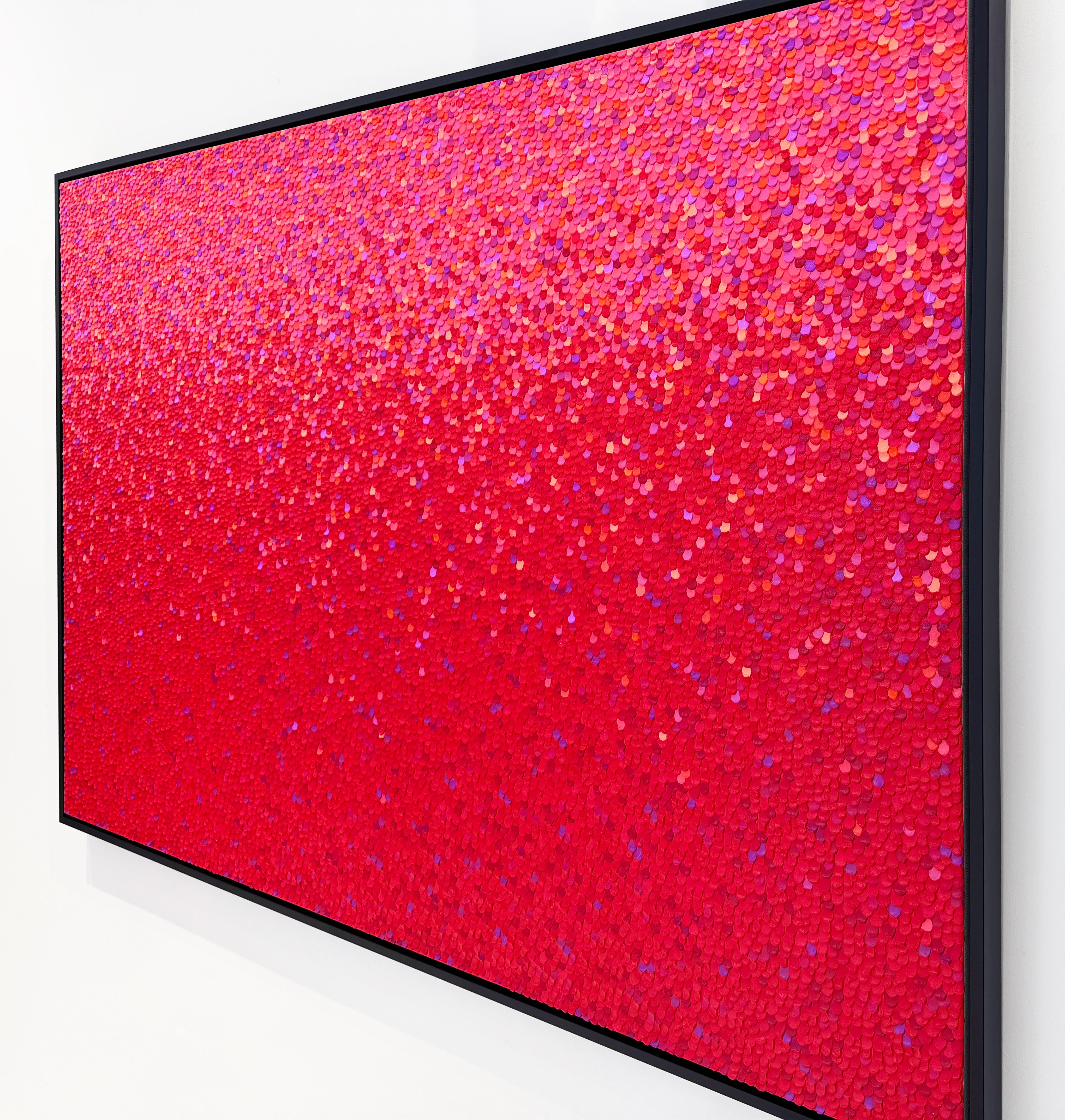 Red Symphony - Painting by Pila Pansumrit