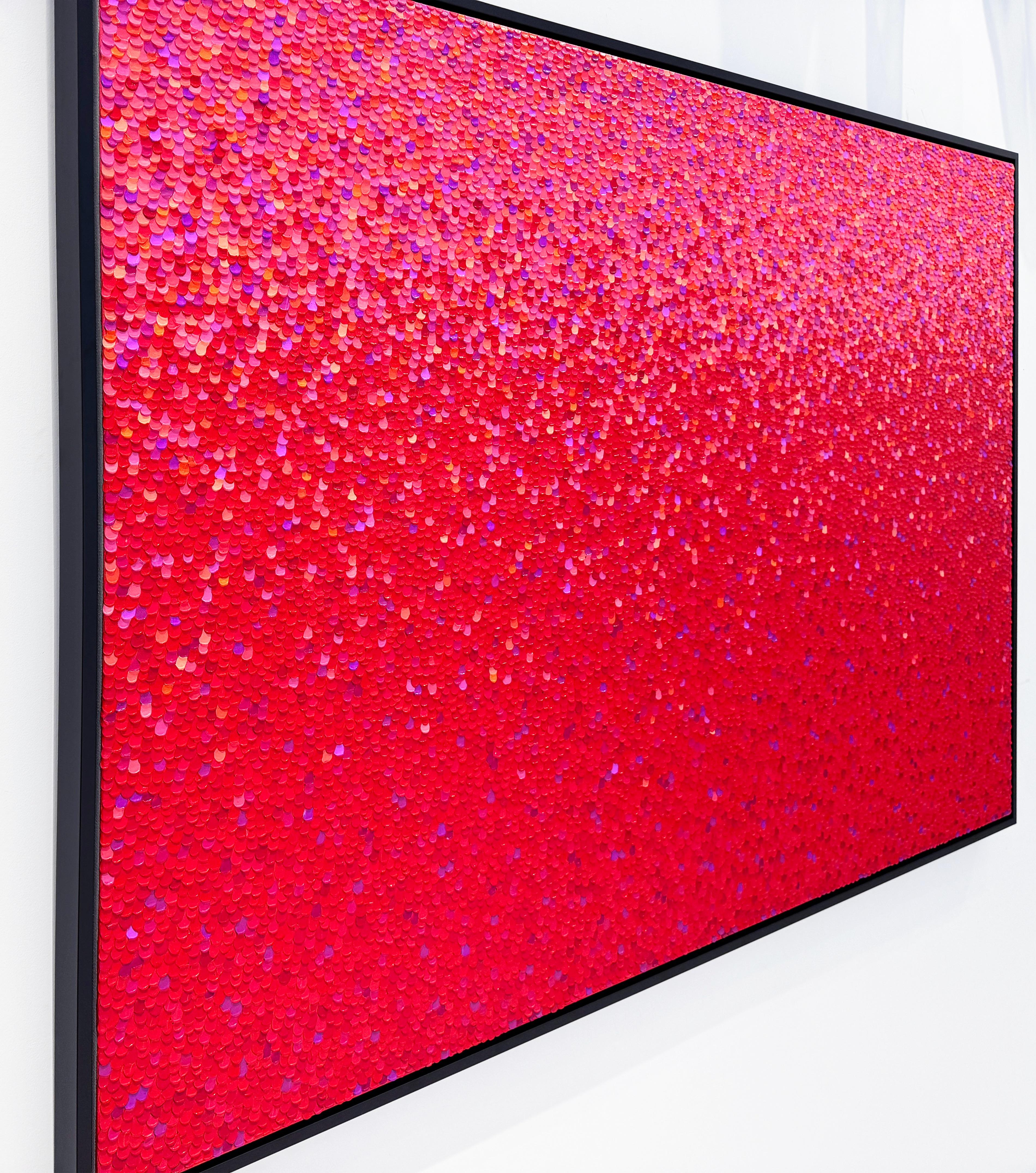 Pila Punsumrit is a distinguished Thai artist known for her deeply abstract works that masterfully blend color and texture. Her compositions evoke a sense of movement and depth, inviting viewers into a sensory dialogue with the surface of each