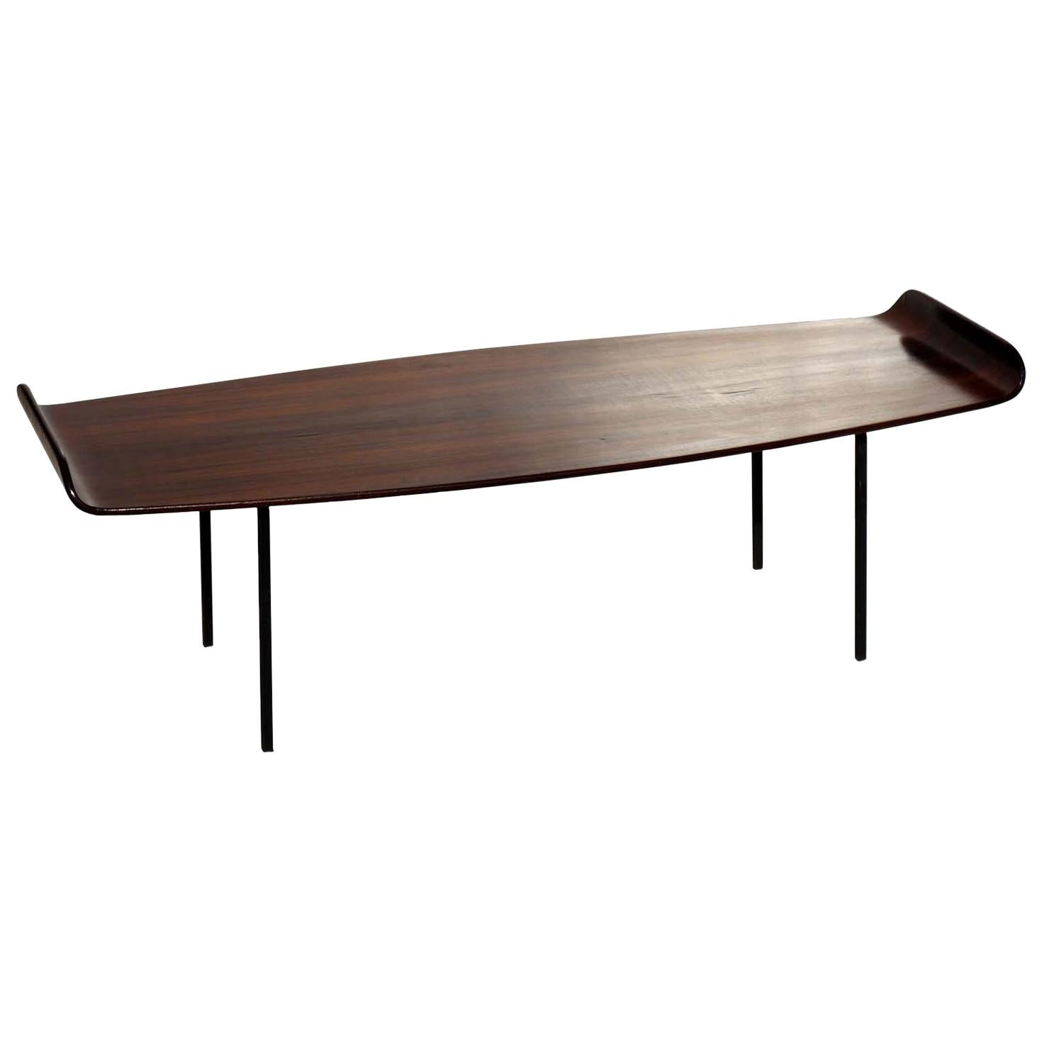 "Pilade" by Campo & Graffi for Home Italian Design 1950s Midcentury Coffee Table For Sale