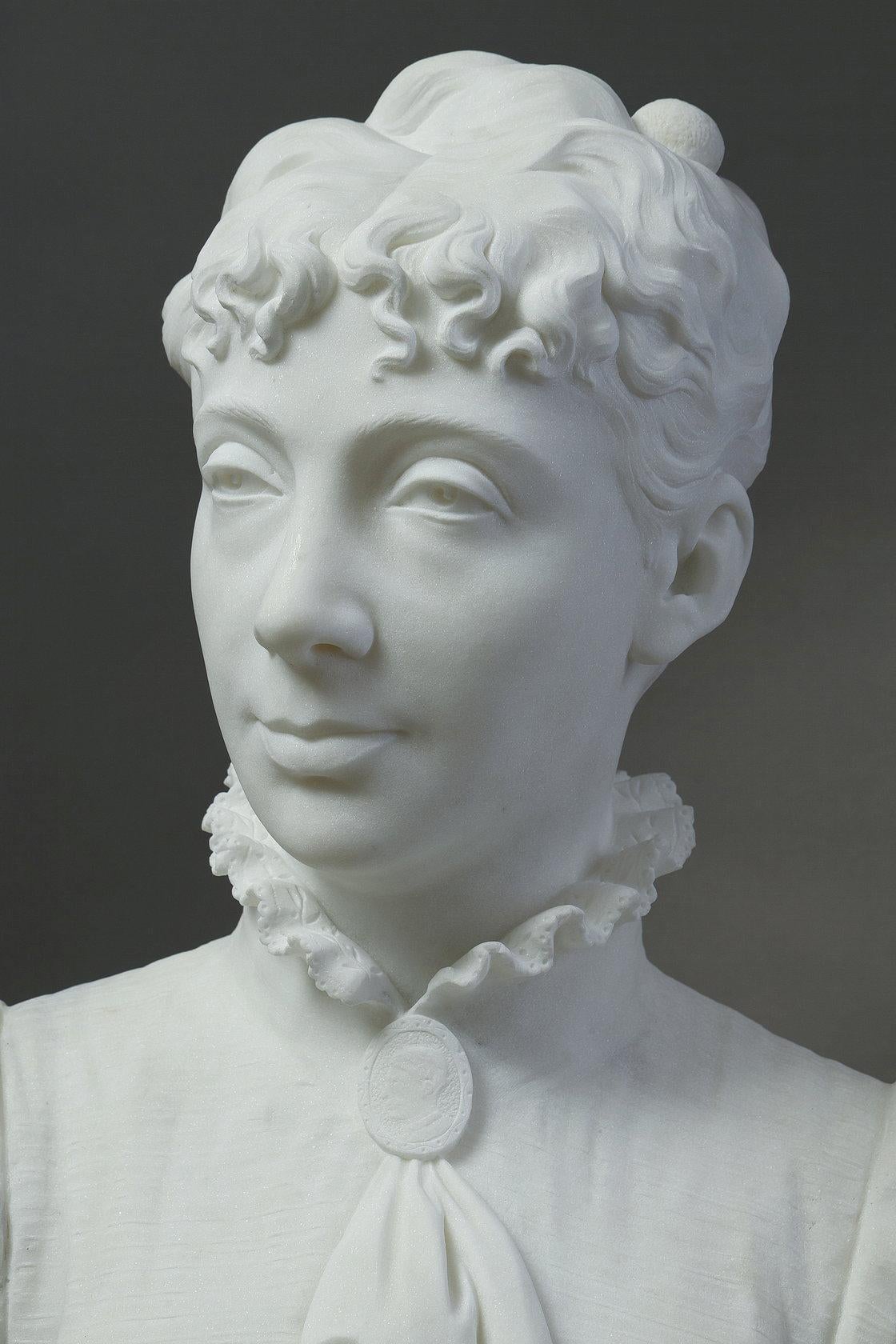 Busto de mujer - Sculpture Escuela italiana de Pilade Olivari