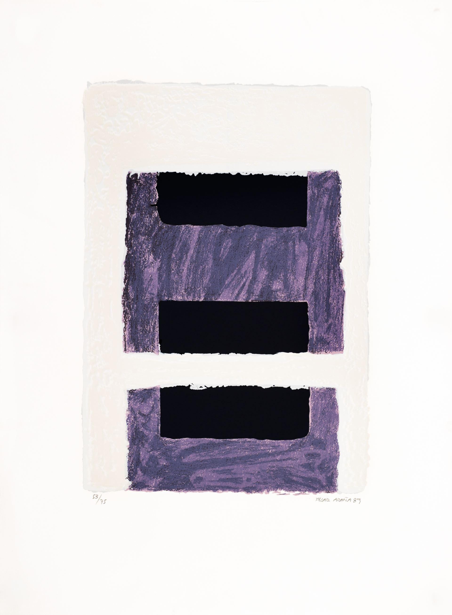 Pilar Araña 
S/T 1", 1989
Siebdruck auf Papier
30 x 22,1 Zoll (76 x 56 cm)
Auflage von 75
Ungerahmt
ID: ARA1190-001-075
Vom Autor handsigniert