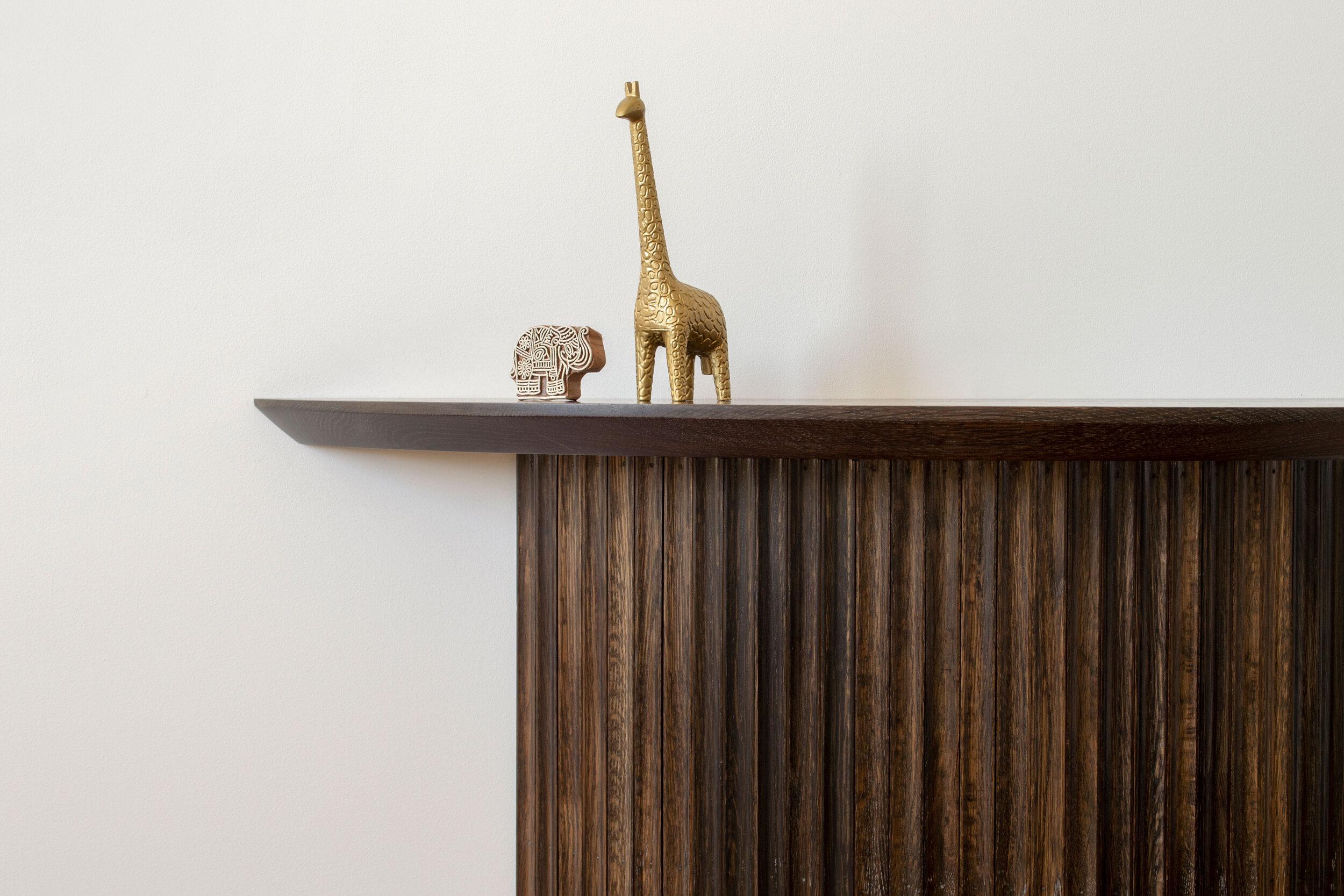 Other Pilar Demilune Console Table by Indo Made For Sale