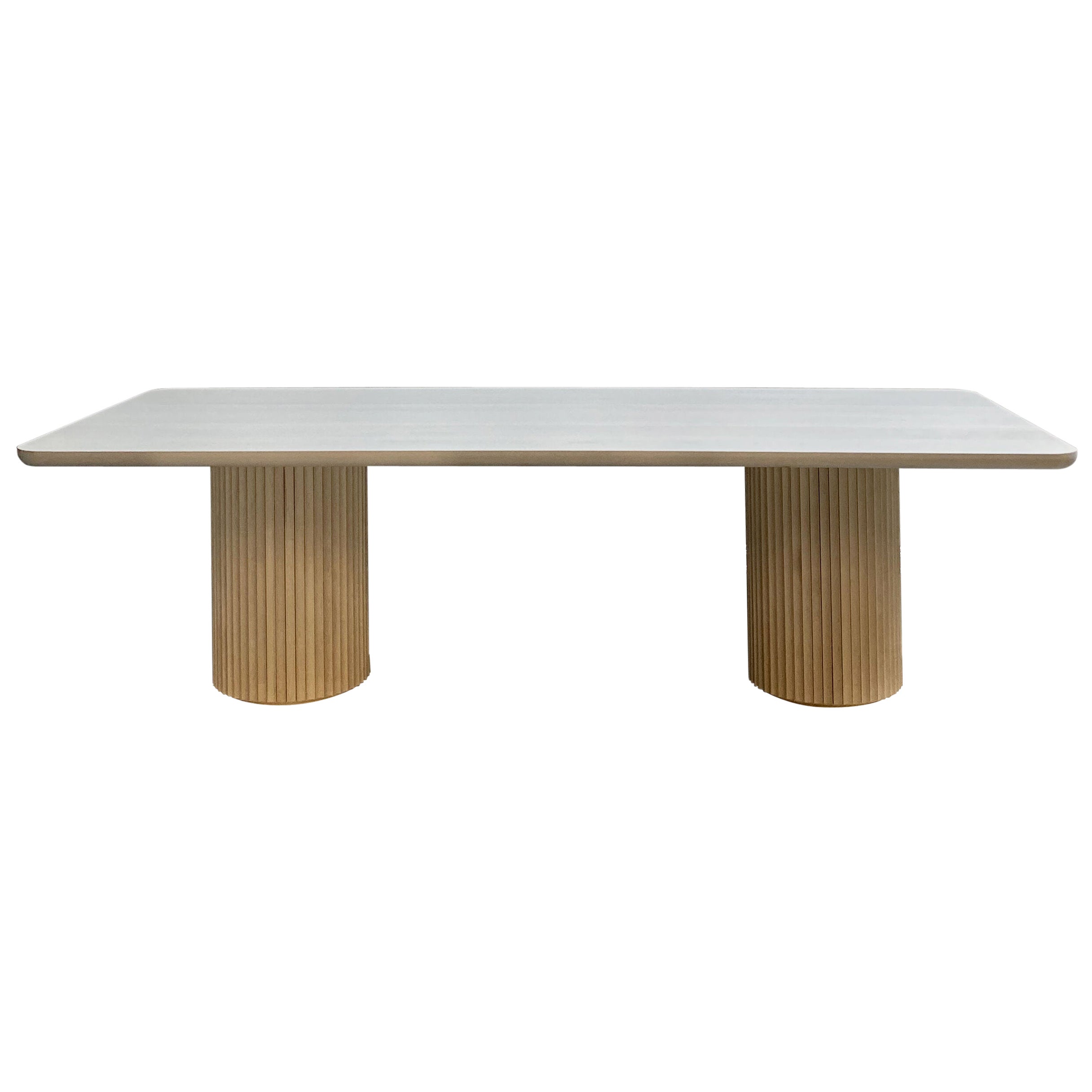 Pilar Dining Table Rectangular by Indo Made For Sale