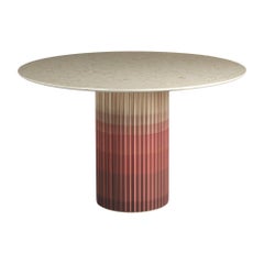 Pilar Round Dining Table by INDO-