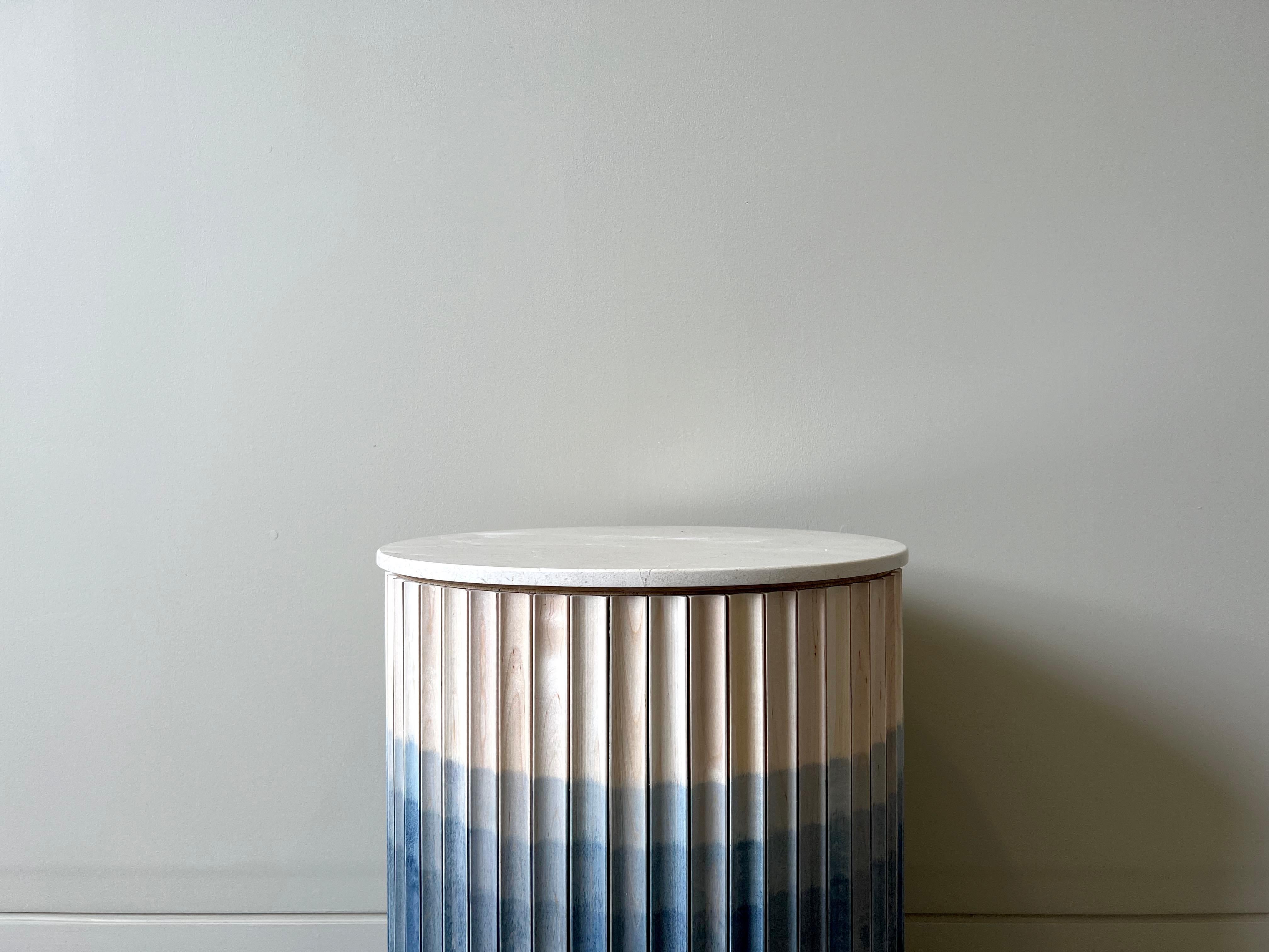 cobalt blue table