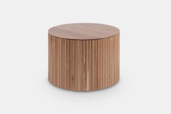 Pilar Round Occasional/Side Table / Natural Oak Wood by INDO-