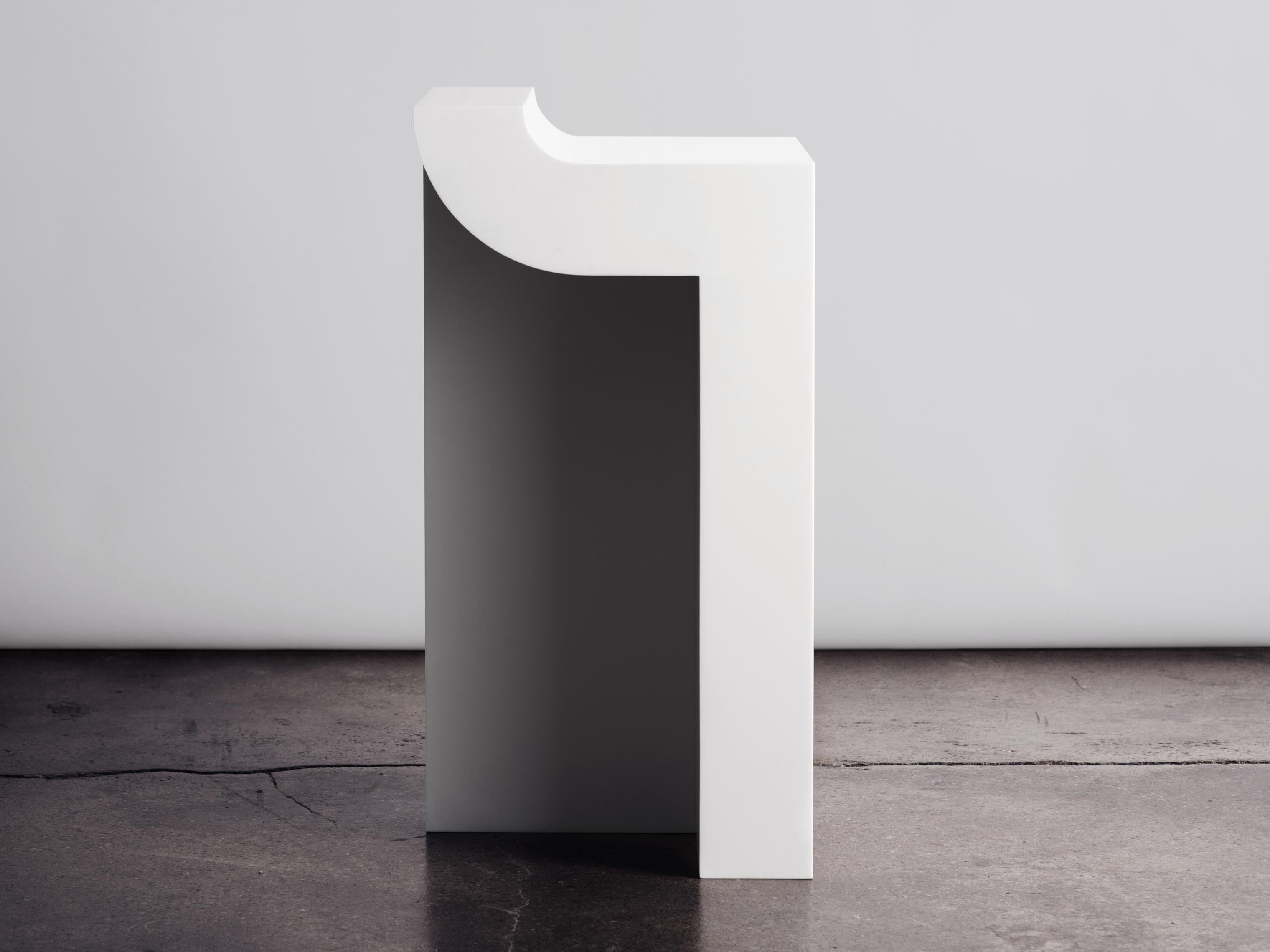 Modern Pilast Sculptural Side Table by SNICKERIET For Sale