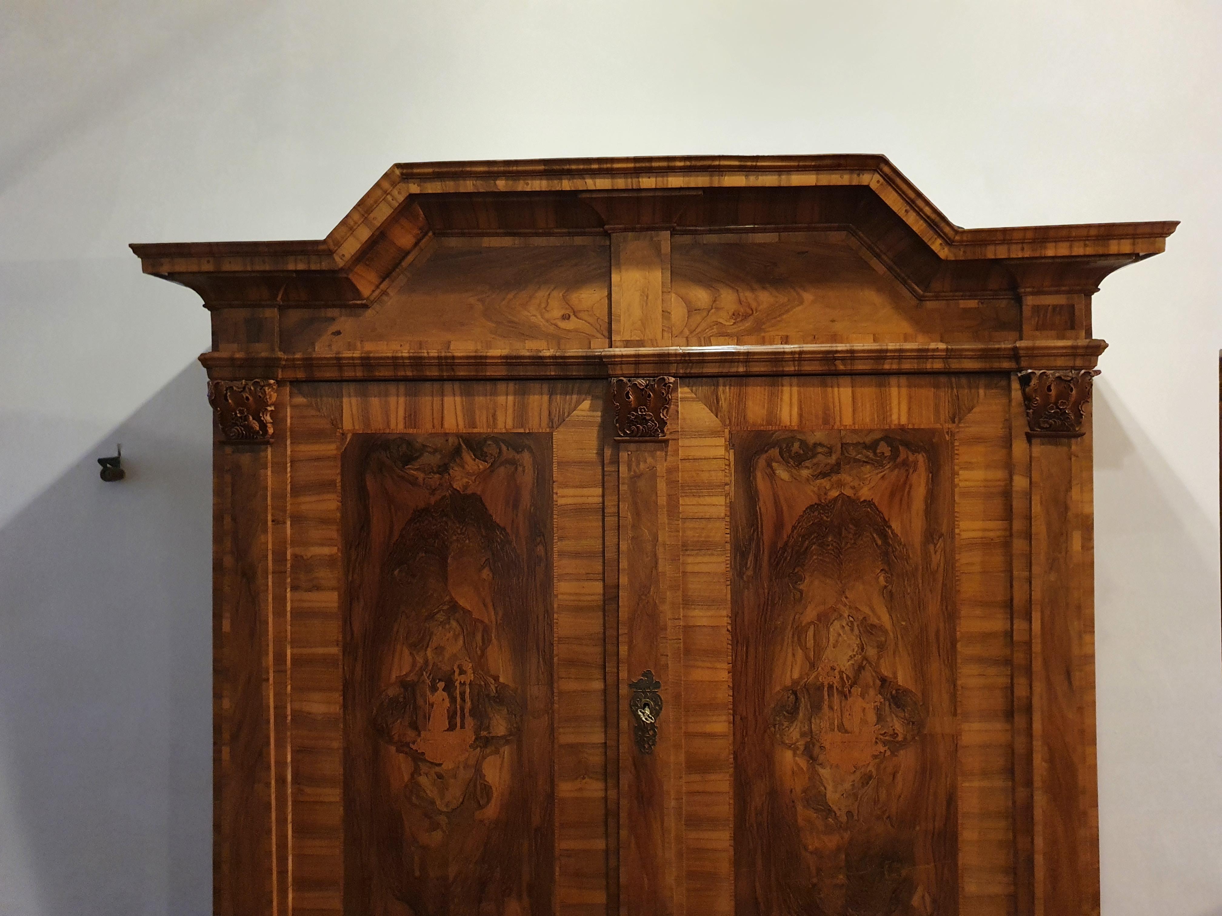 Pilasterschrank 18. Jahrhundert mitteldeutsch For Sale 4