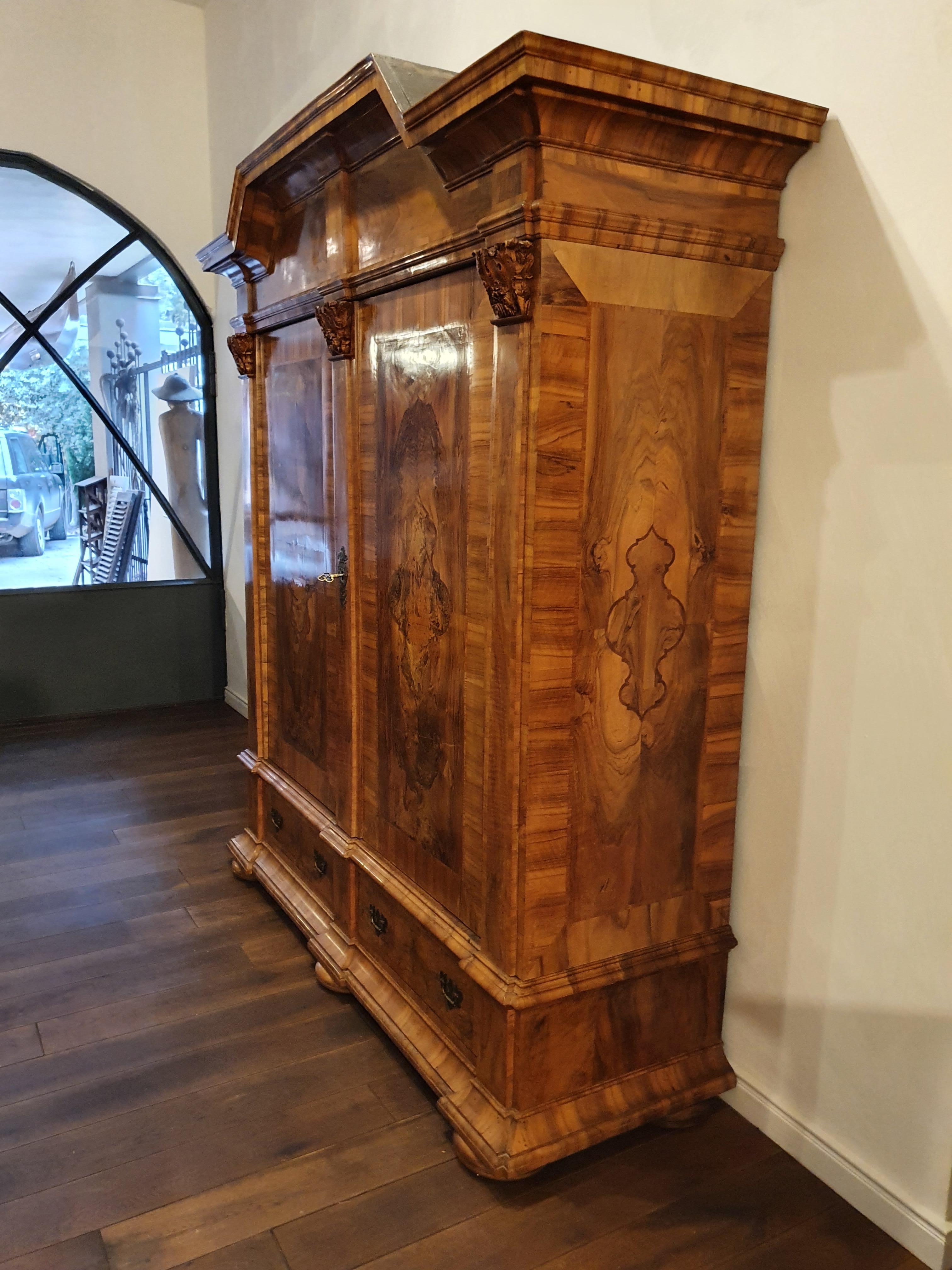 Pilasterschrank 18. Jahrhundert mitteldeutsch For Sale 5