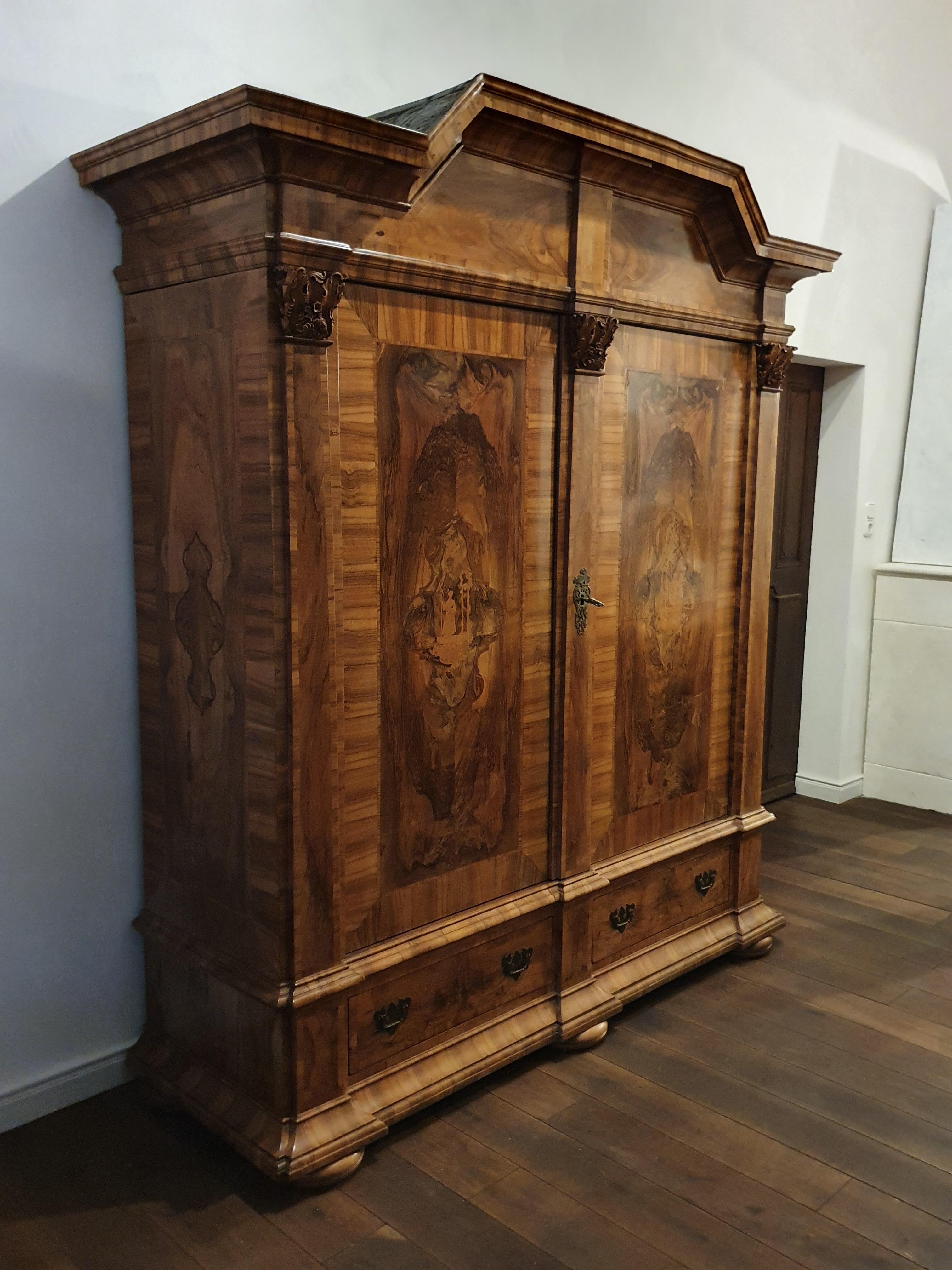 Pilasterschrank 18. Jahrhundert mitteldeutsch For Sale 7