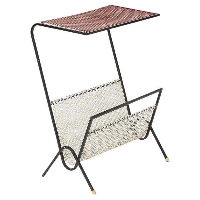 1950s Workshop Craftsman Aluminium Magazine Paper Rack after Richard ...