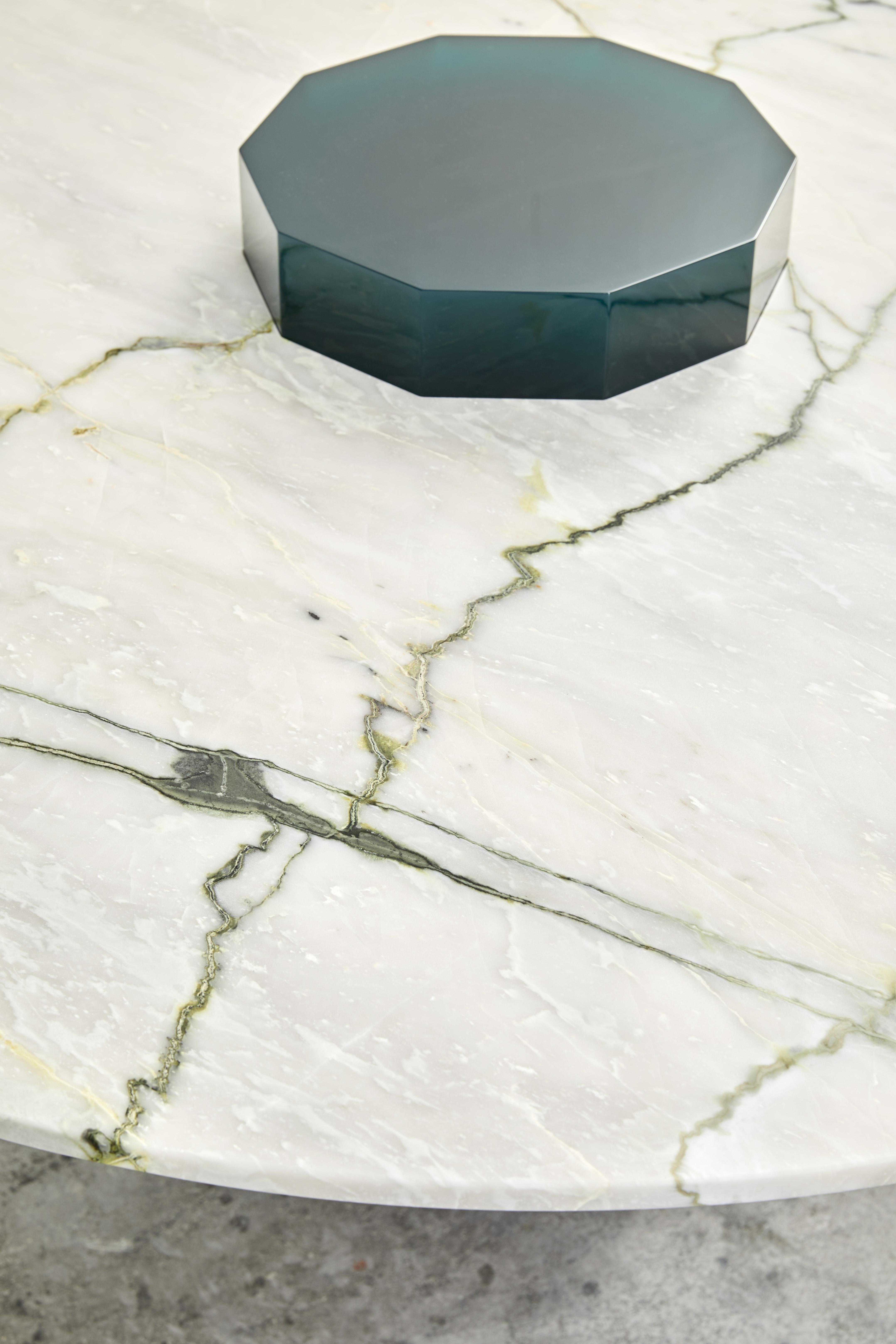 Pilastro Marble Dining Table by Cobra Studios In New Condition In Geneve, CH