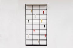 Pilastro "Servo Muto" Wall Mount Coat Rack with Hat Rack