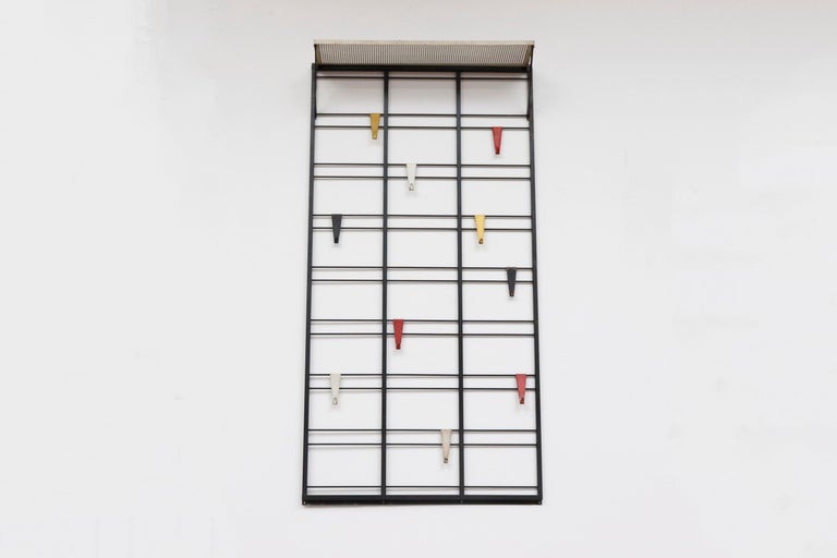 Pilastro "Servo Muto" Wall Mount Coat Rack with Hat Rack at 1stDibs