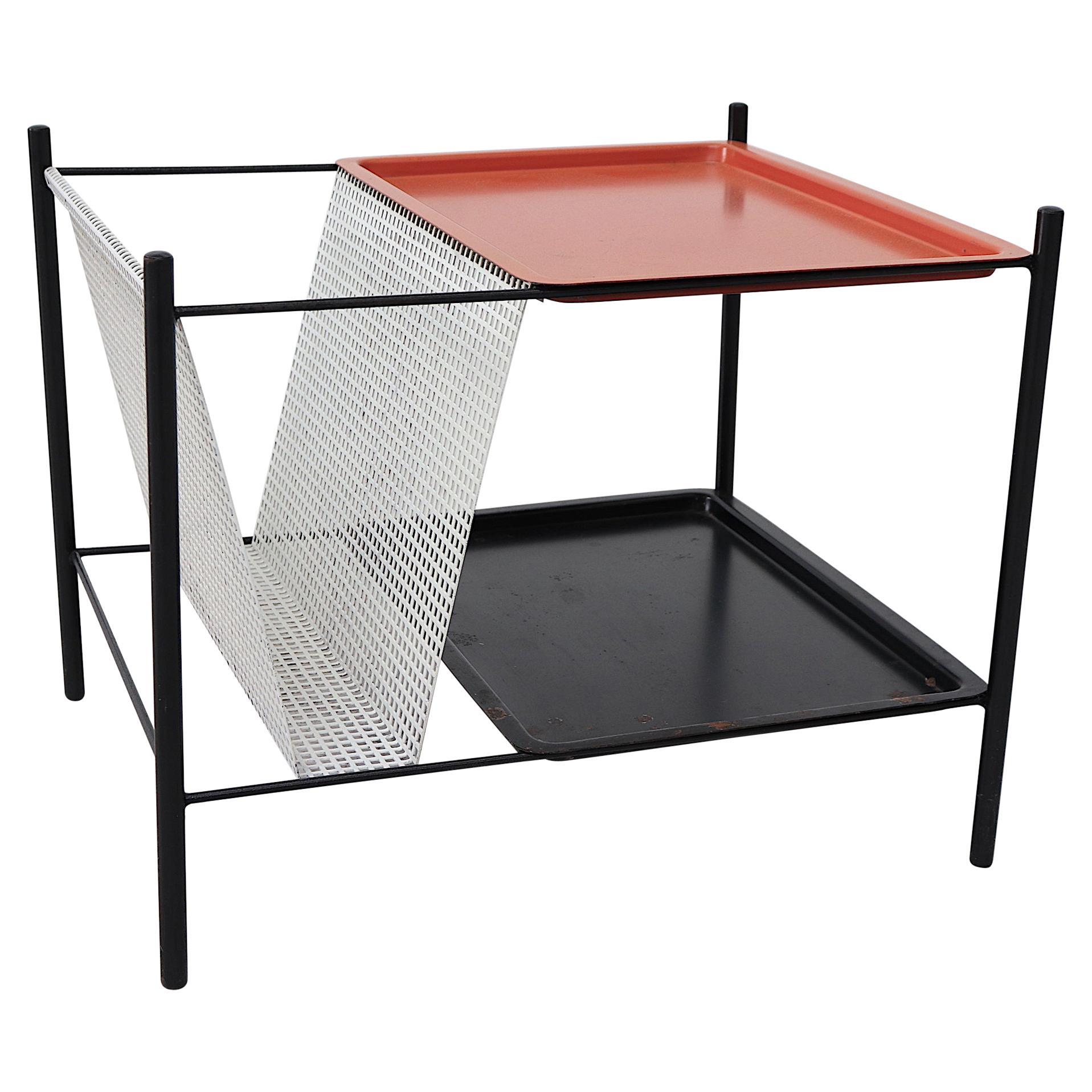 Pilastro Wire Magazine Rack and Side Table