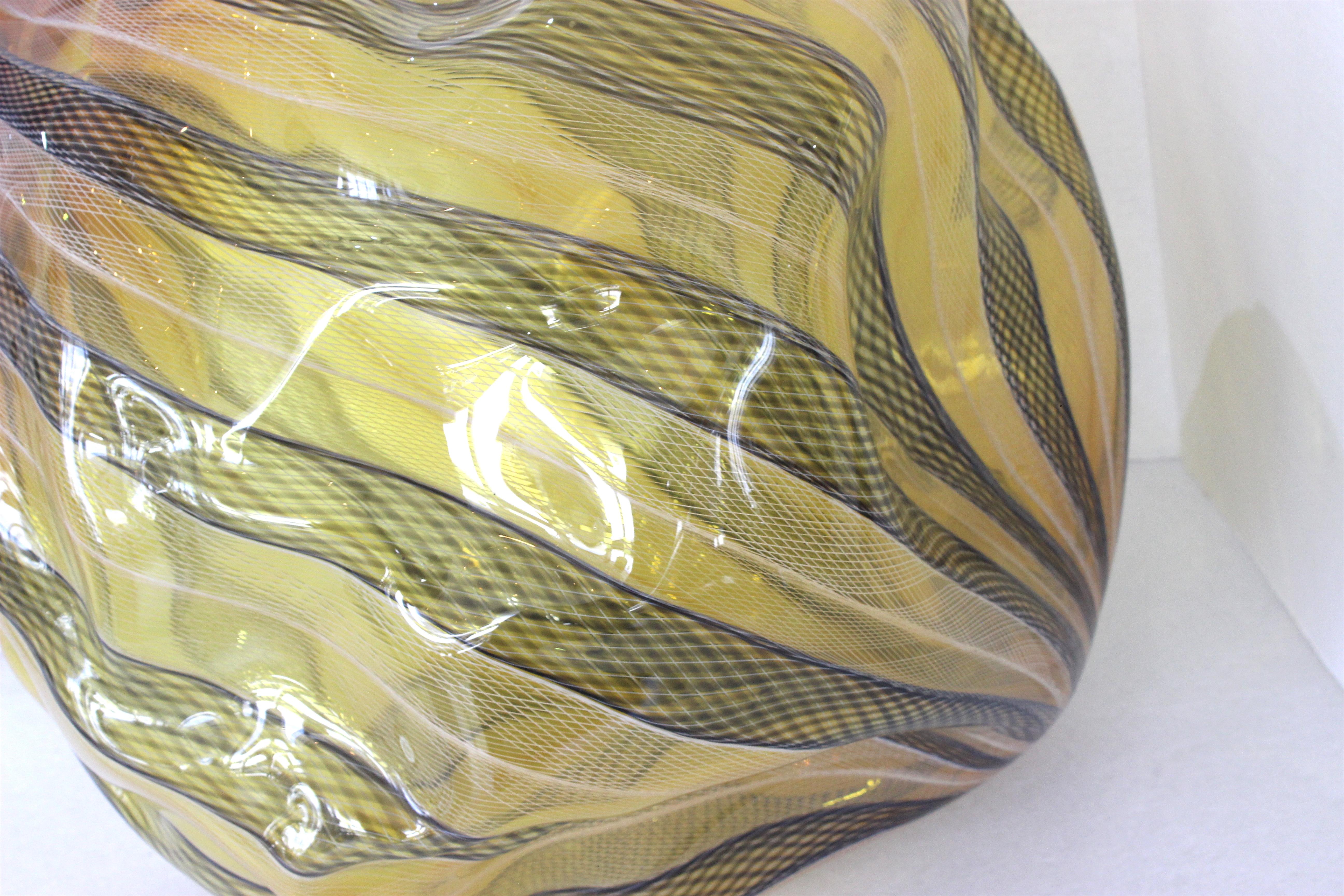 Pilchuk Style Glass Vase Sculpture 3