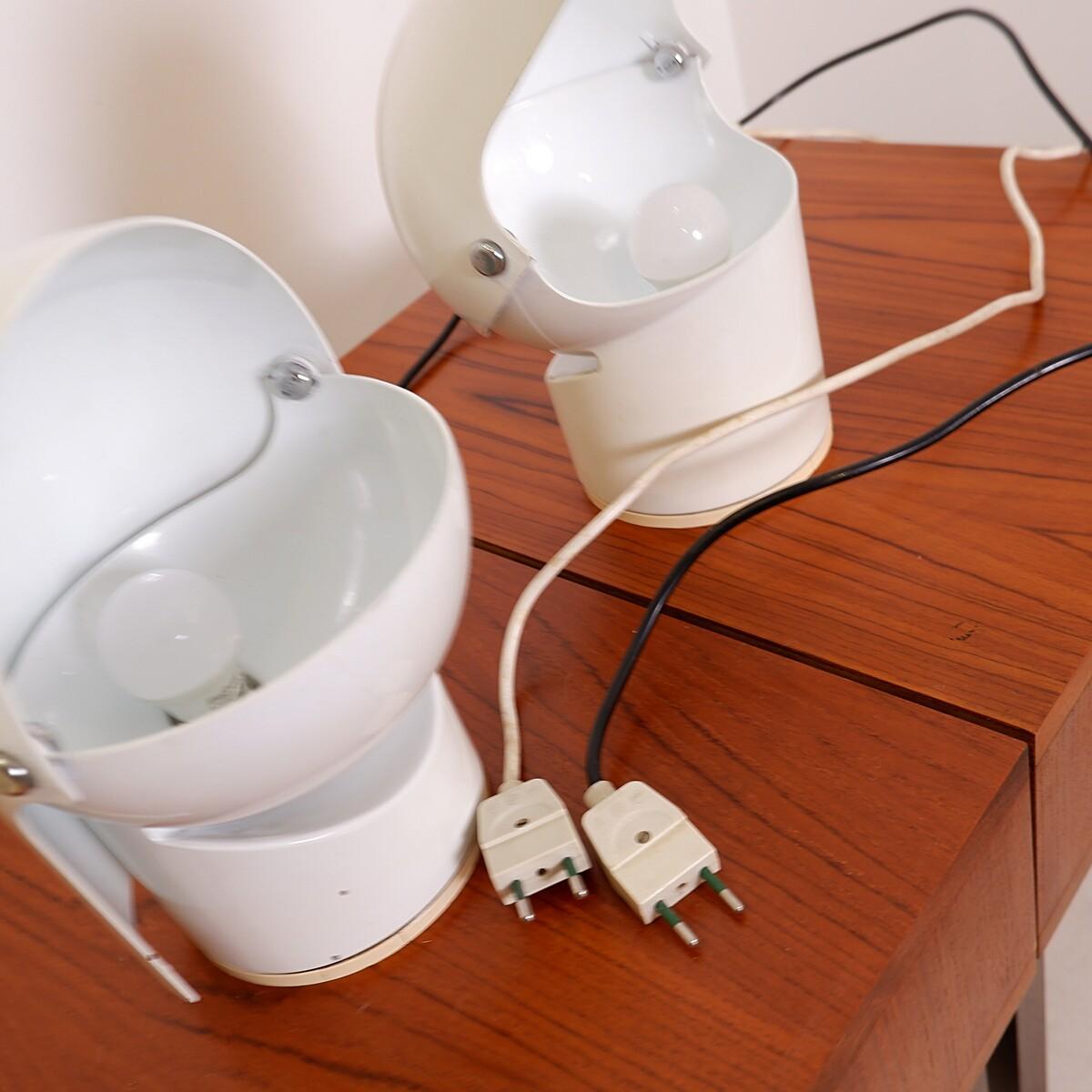 Tischlampen „Pileino“ von Gae Aulenti für Artemide, 1972, 2er-Set, Set im Angebot 8