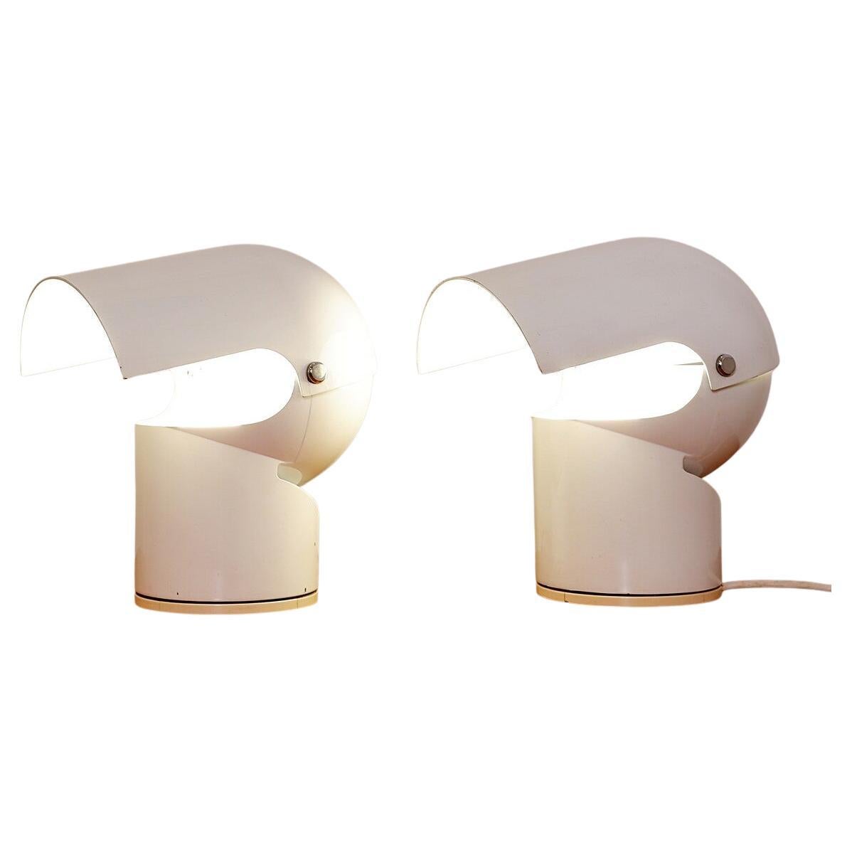 Lampade da tavolo "Pileino" di Gae Aulenti per Artemide, 1972, Set di 2