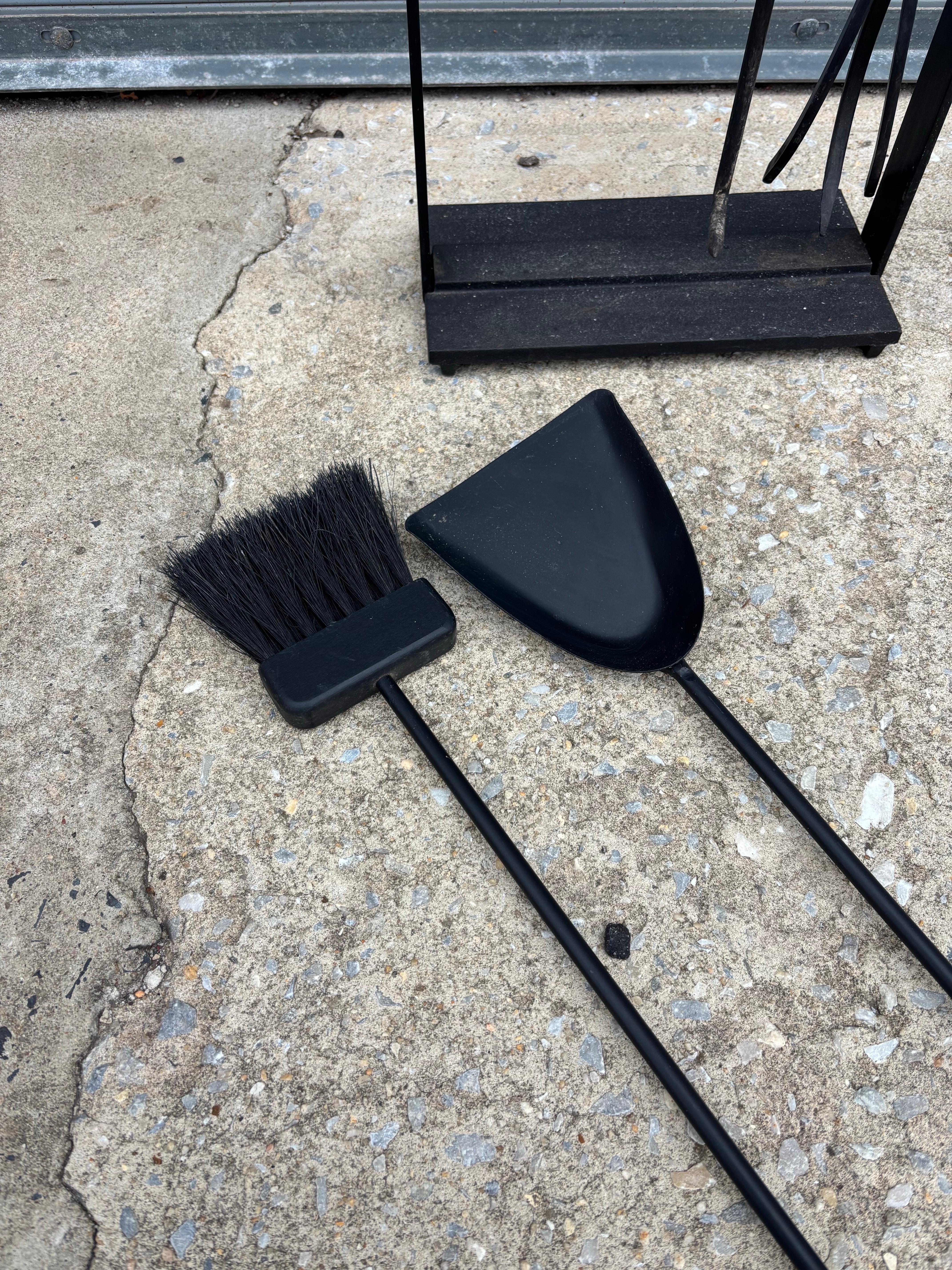 Pilgrim Iron Fireplace Tool Set 3
