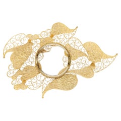 Pilgrim Mirror Brass Cords Gold 18-Karat