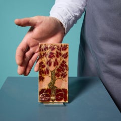 Pilkington Antique Lustre Glaze Tree of Life Tile