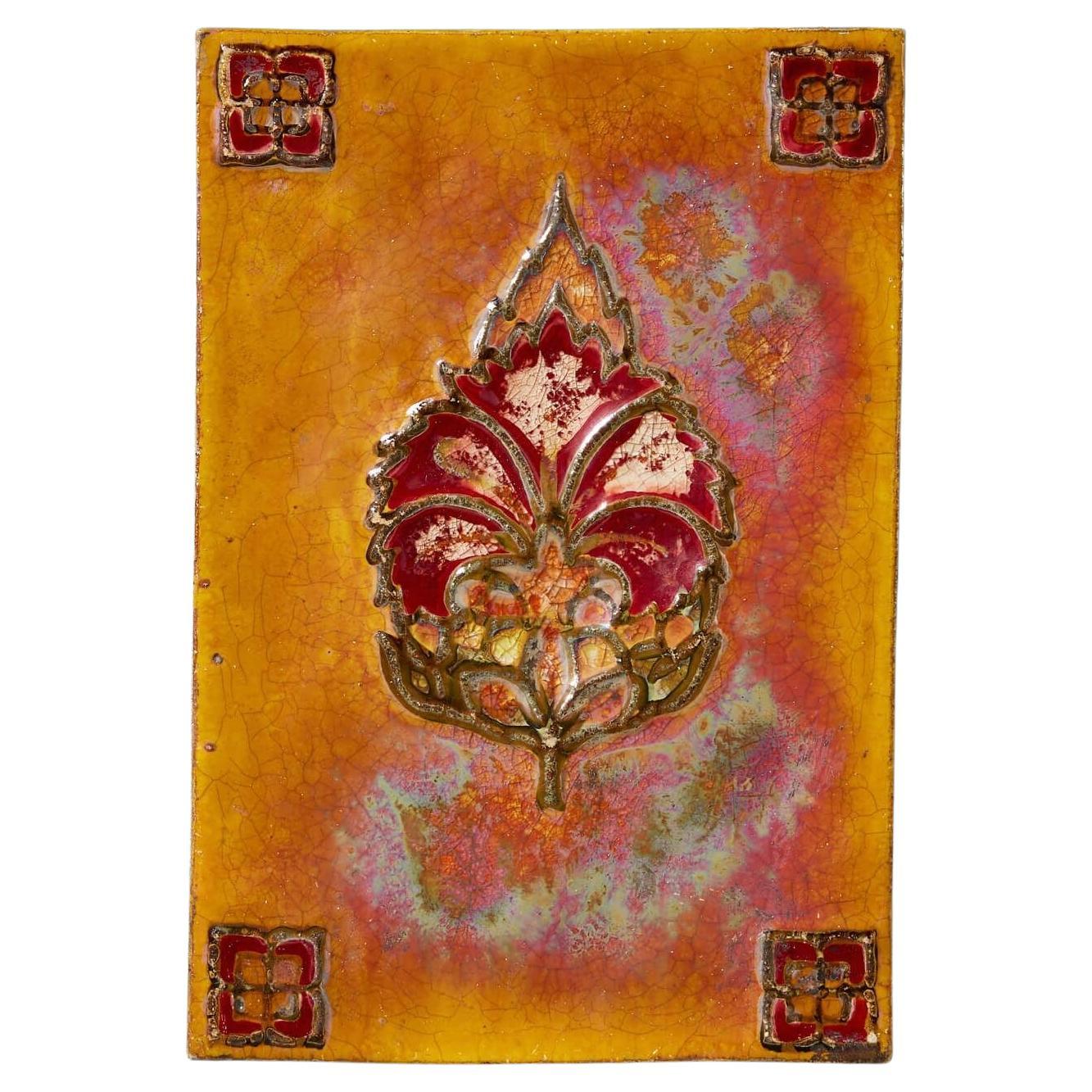 Pilkington & Co Decorative Antique Lustre Glazed Tile